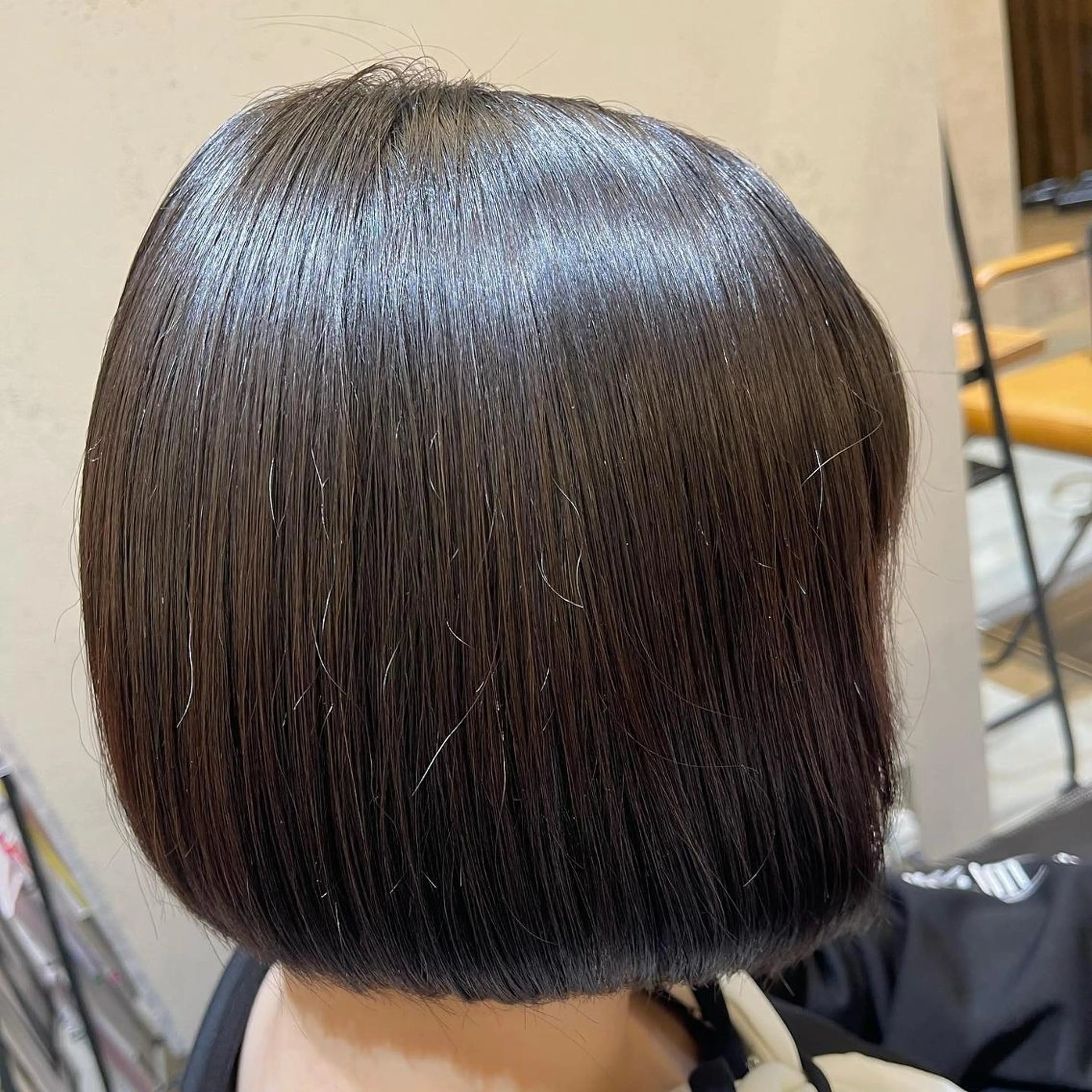 ミディアム カラー ヘアアレンジ イルミナカラー 髪質改善 レイヤーカット 外ハネヘア 縮毛矯正 ❥【韓国風ヘア】 stylist 林❥のエステ・リラクイメージ