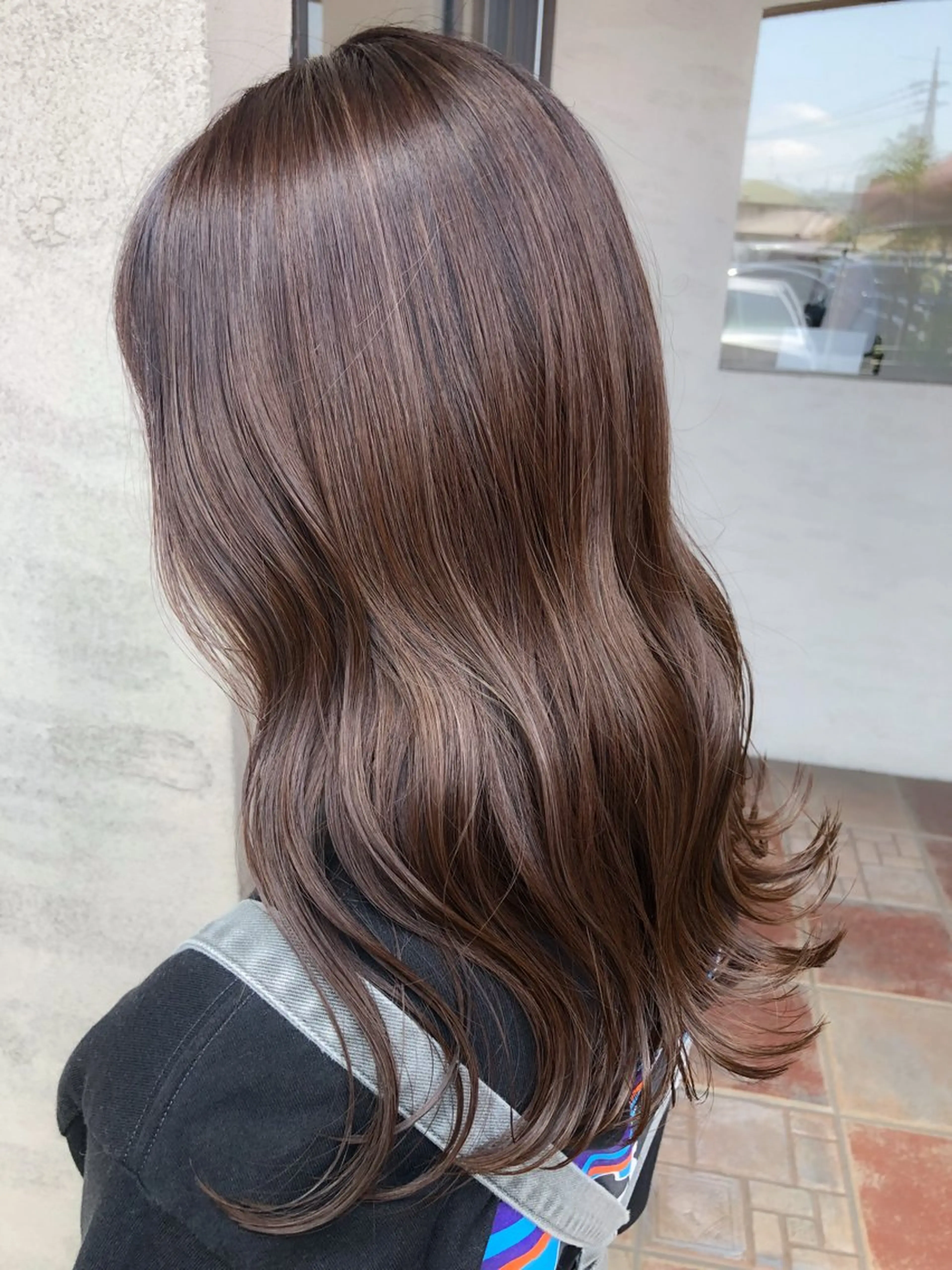 ミディアム カラー ヘアカラー SET-UP北長瀬 Yurukiのヘアスタイル