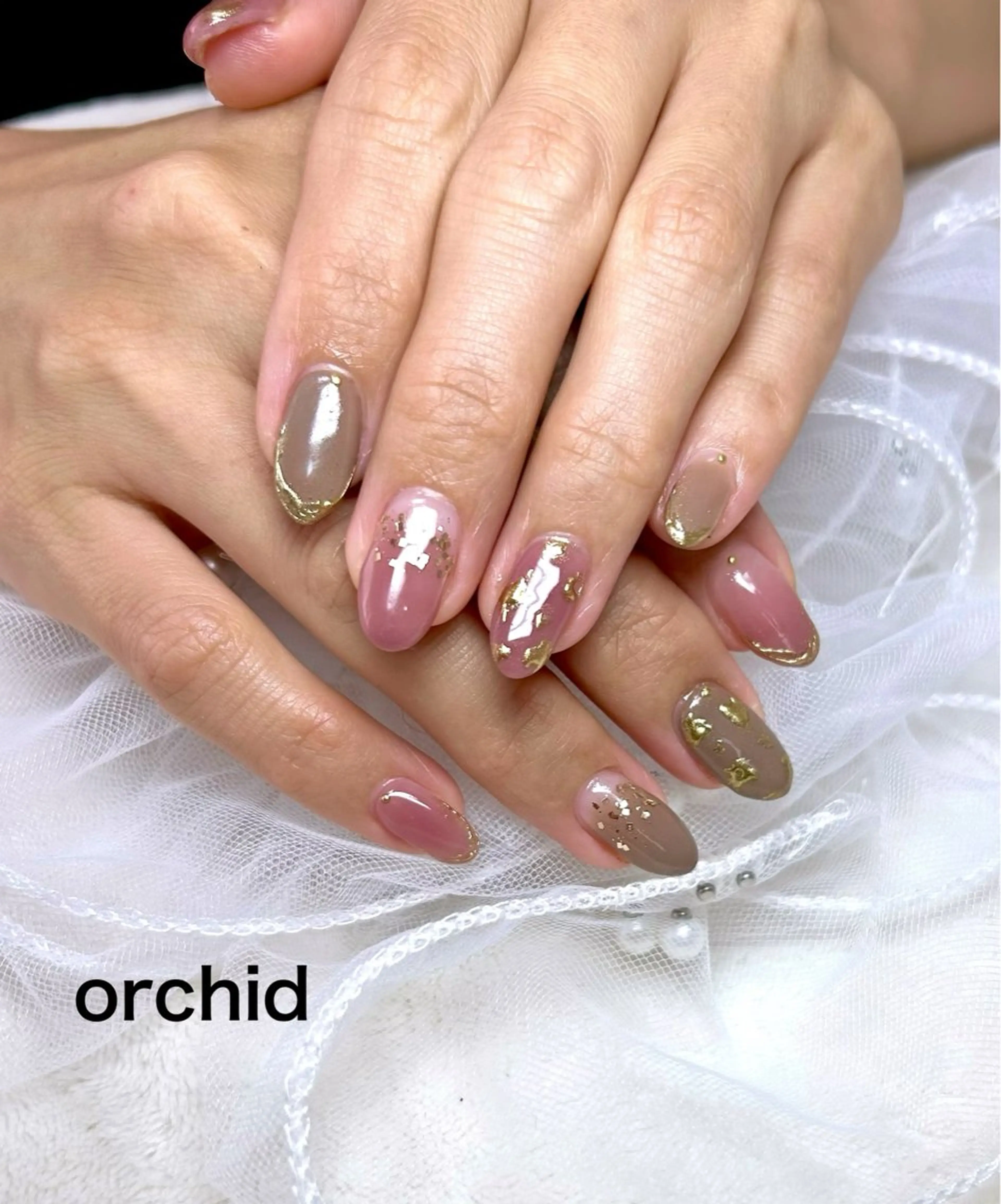 ネイル orchid ♡オーキッドのネイルデザイン