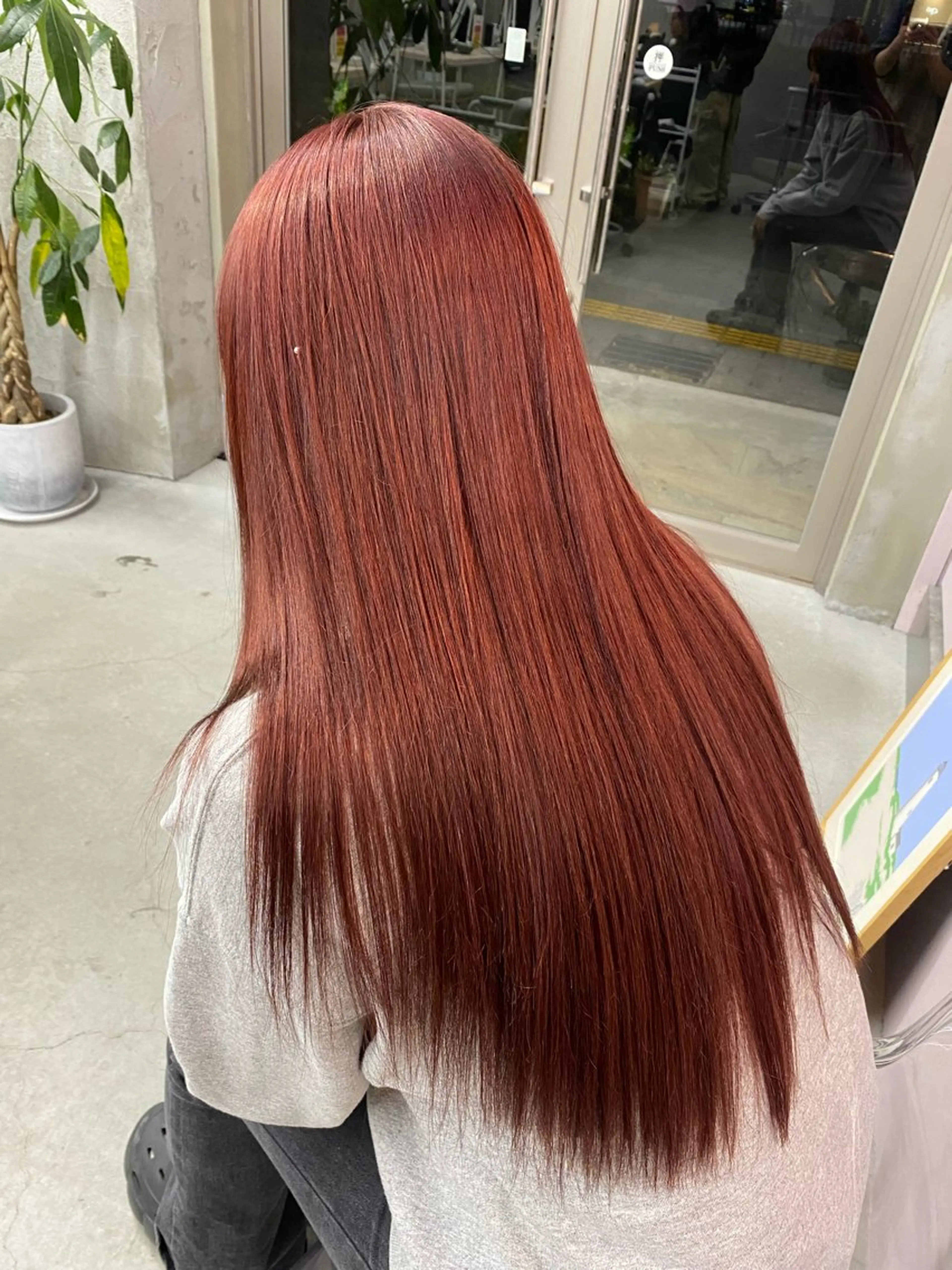 ロング カラー ヘアカラー トリートメント 前橋 姫奈のヘアスタイル