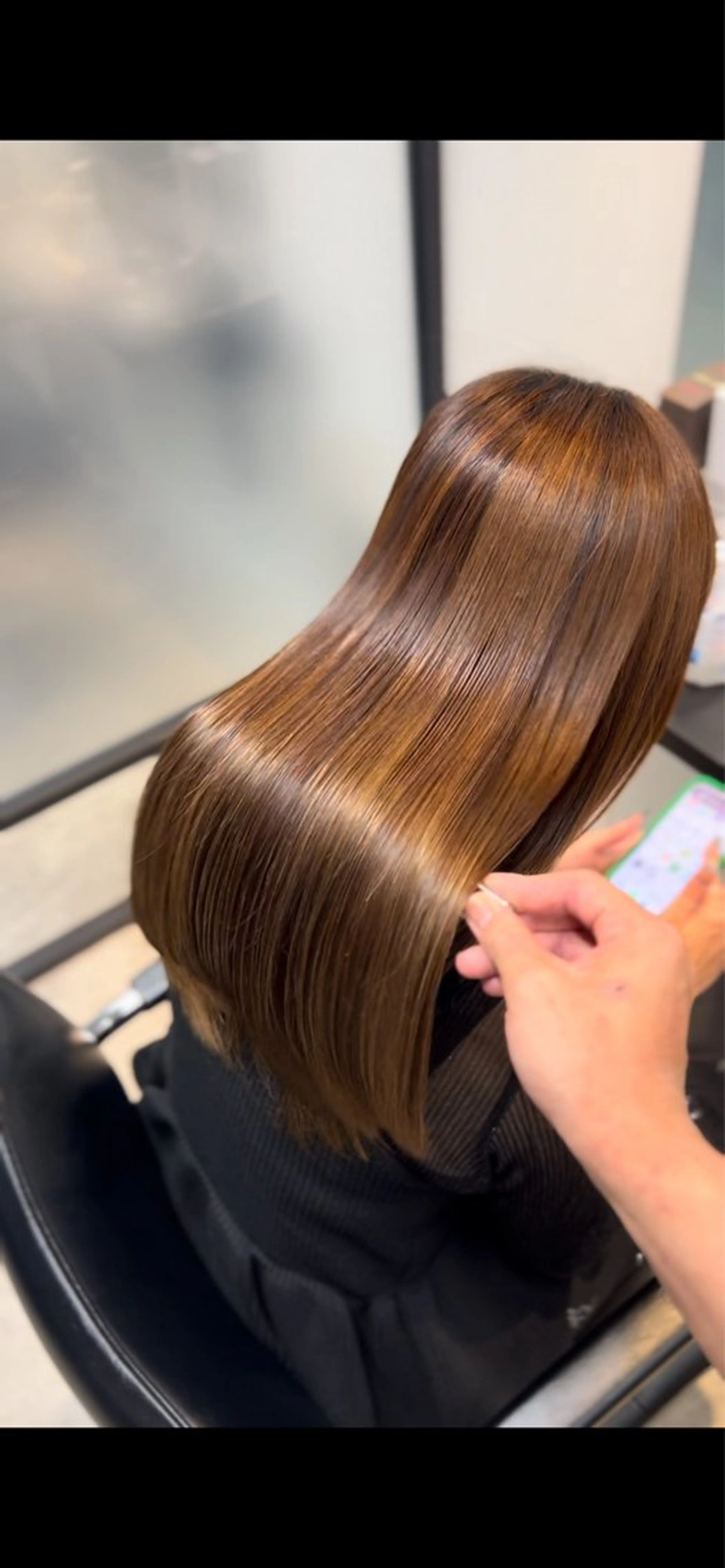 セミロング 縮毛矯正 トリートメント shinka所属・ブリーチ矯正🉑/ まさるのヘアスタイル