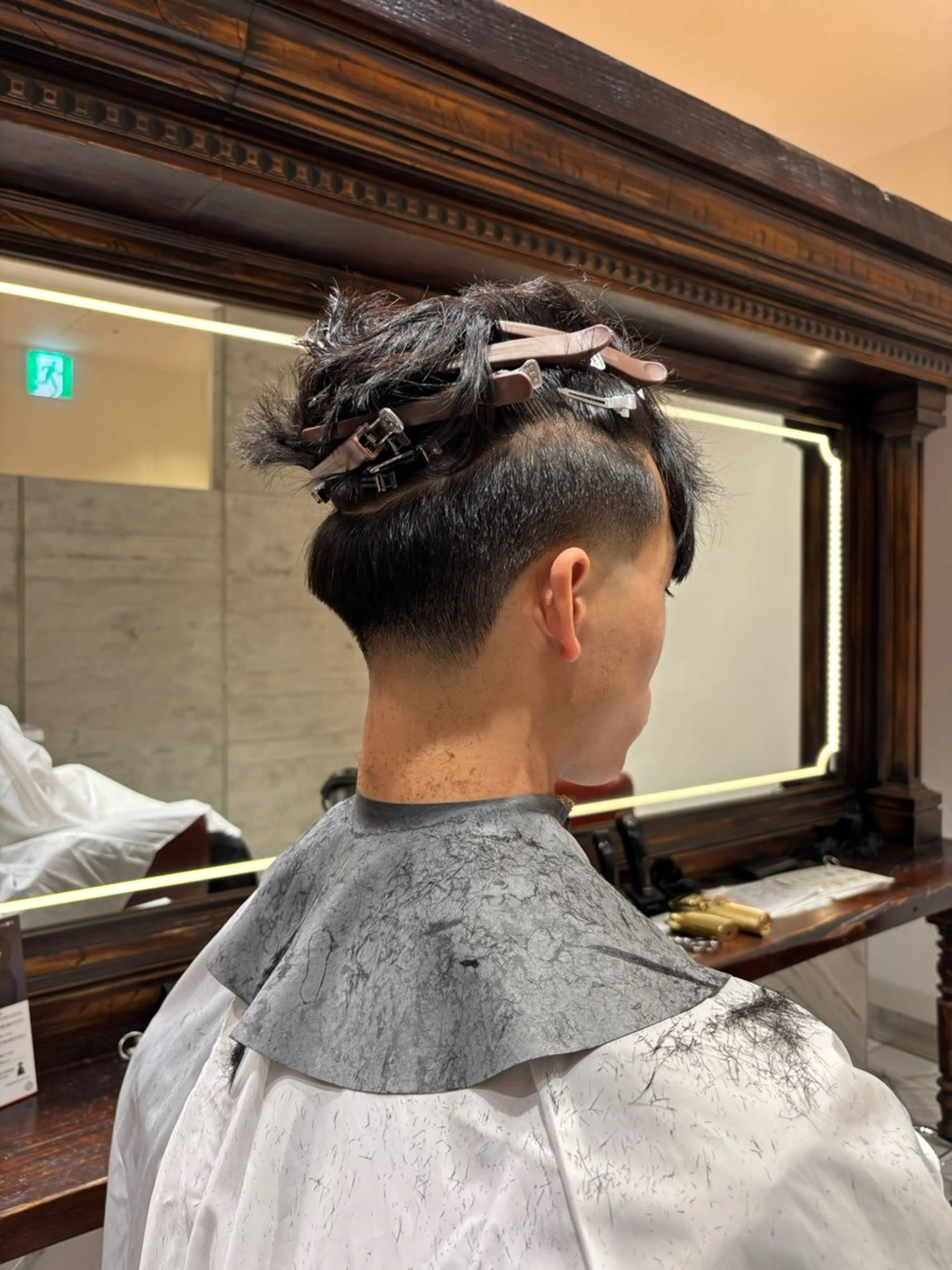 パーマ メンズ 岡西 海斗のヘアスタイル