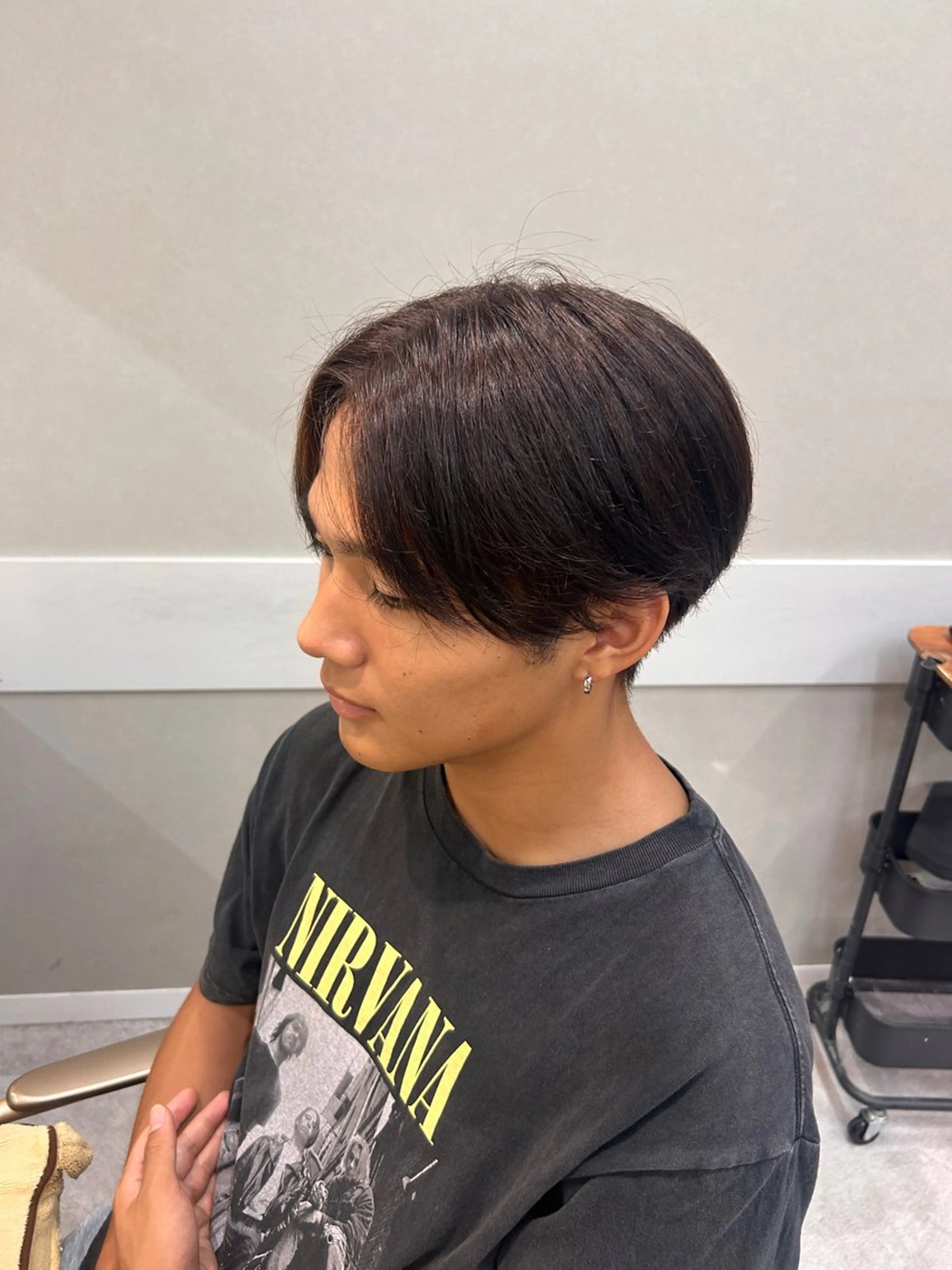 カラー メンズ ヘアカラー 辺土名 皇冶のヘアスタイル