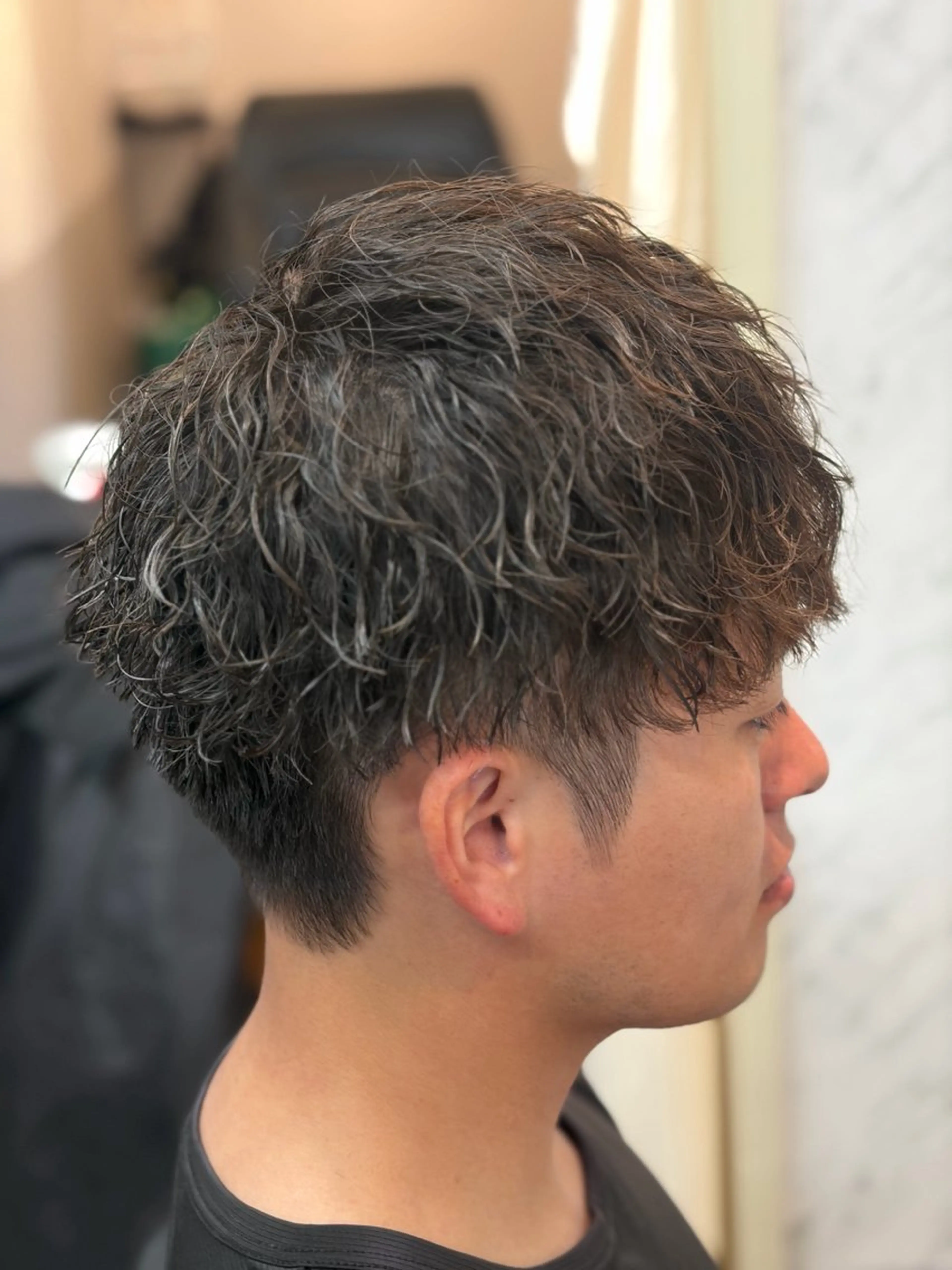 パーマ メンズ カット パーマ メンズ特化/パーマ/ フェードWATARUのヘアスタイル