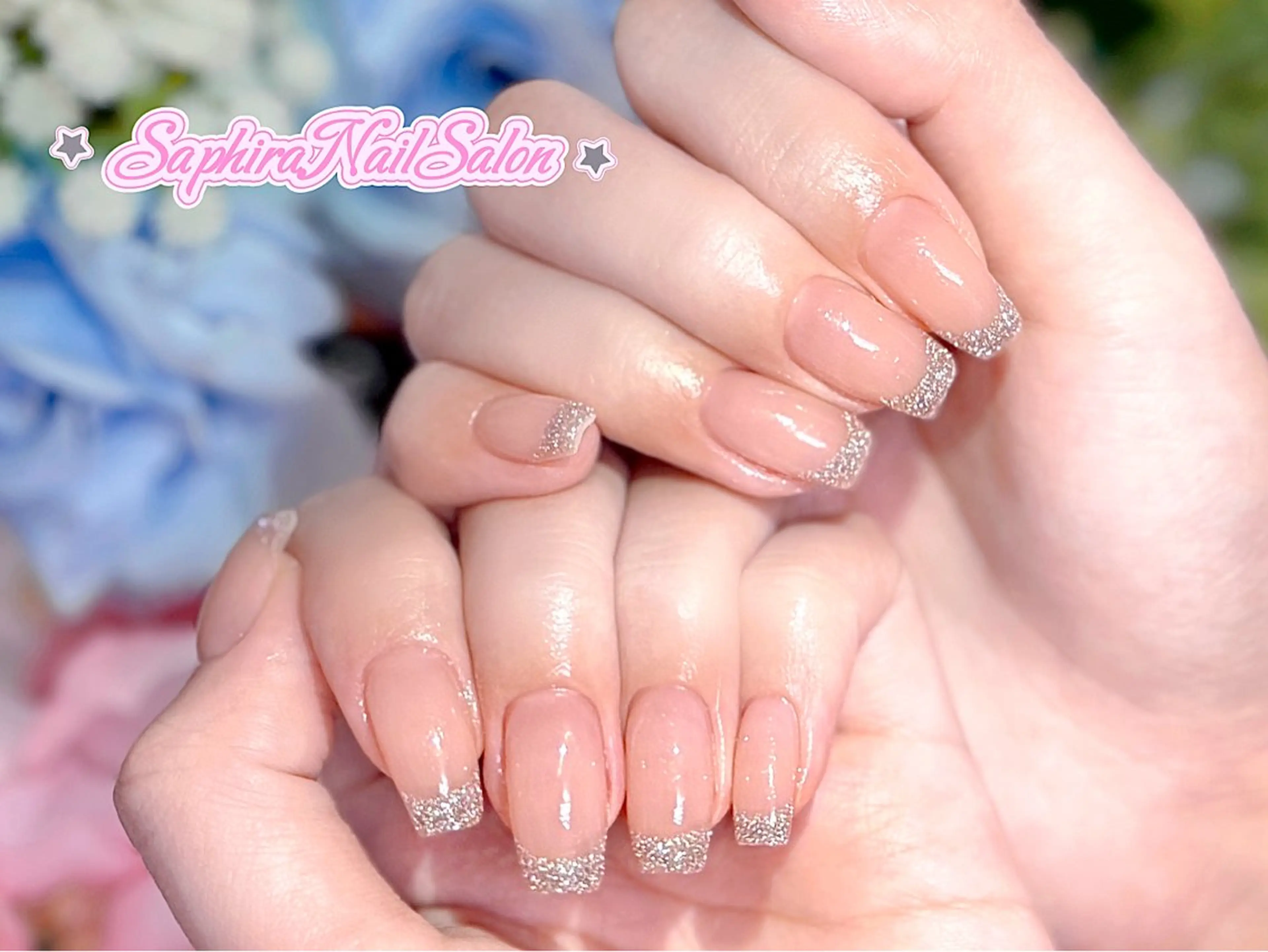カラー ハンドネイル Saphiraネイル サロン錦糸町のネイルデザイン