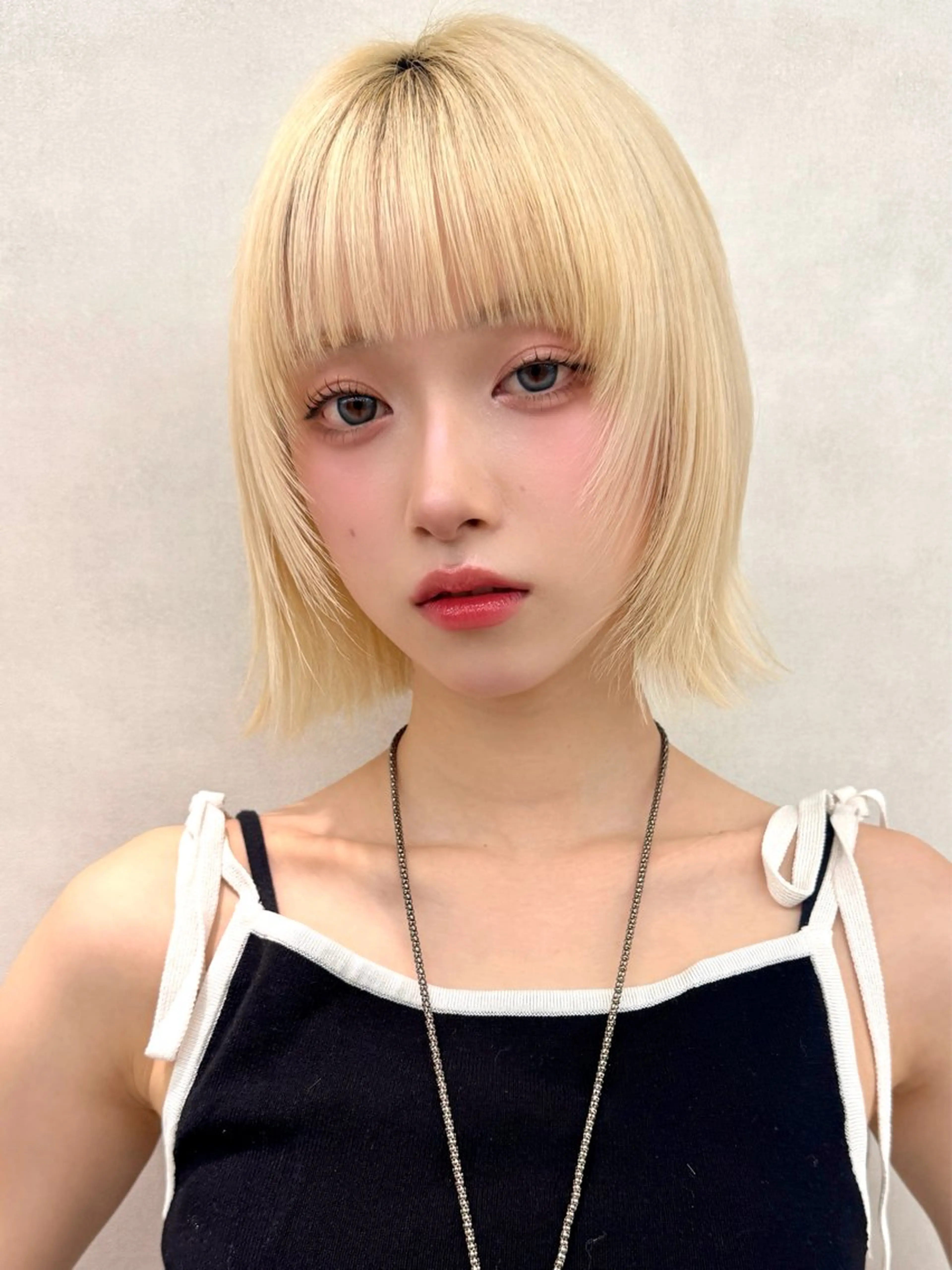 ショート カラー カット ヘアカラー トリートメント 韓国ヘア🇰🇷透明 感カラー/yui💞のヘアスタイル