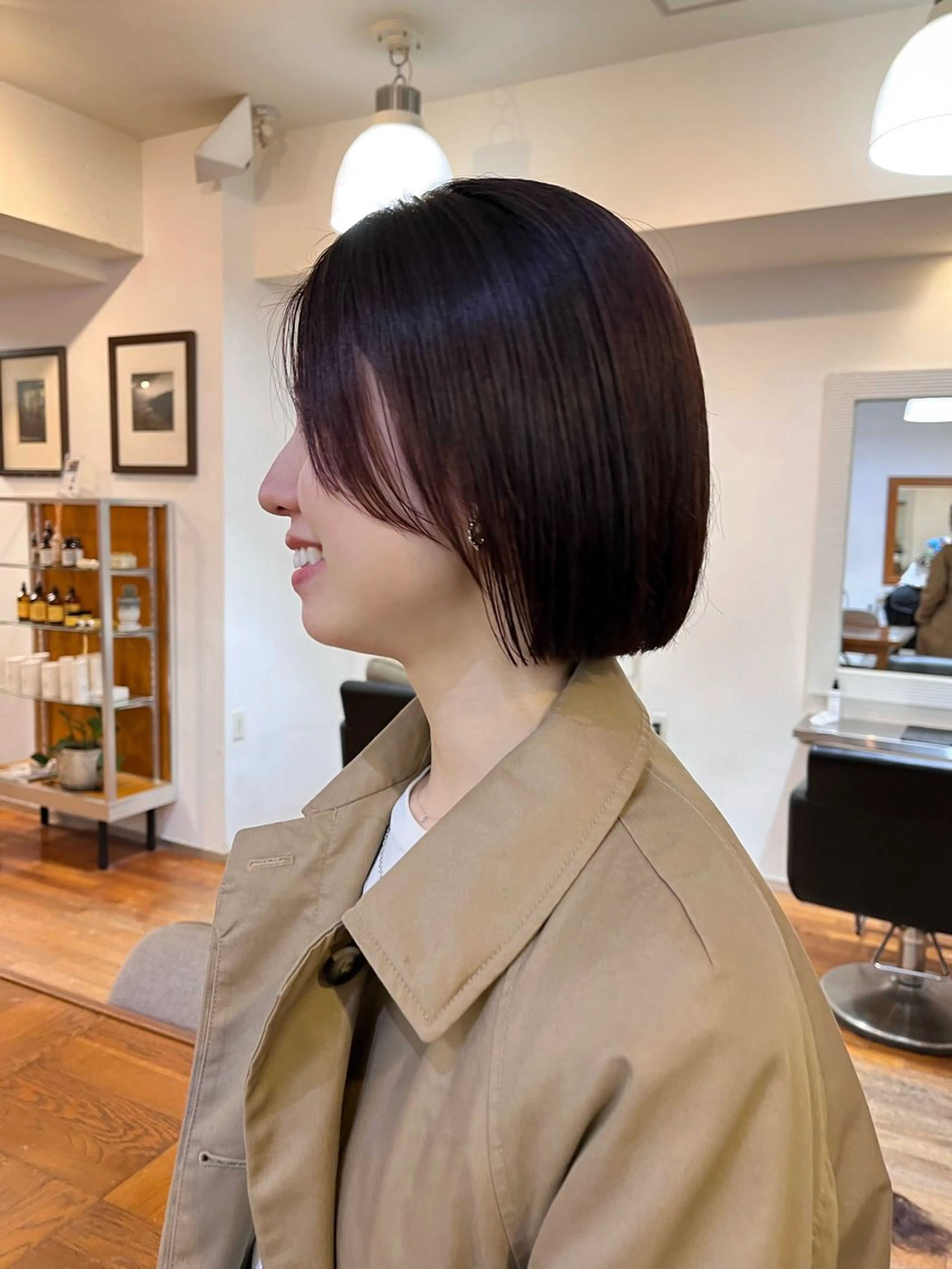 ショート カラー ボブ 若林 良のヘアスタイル