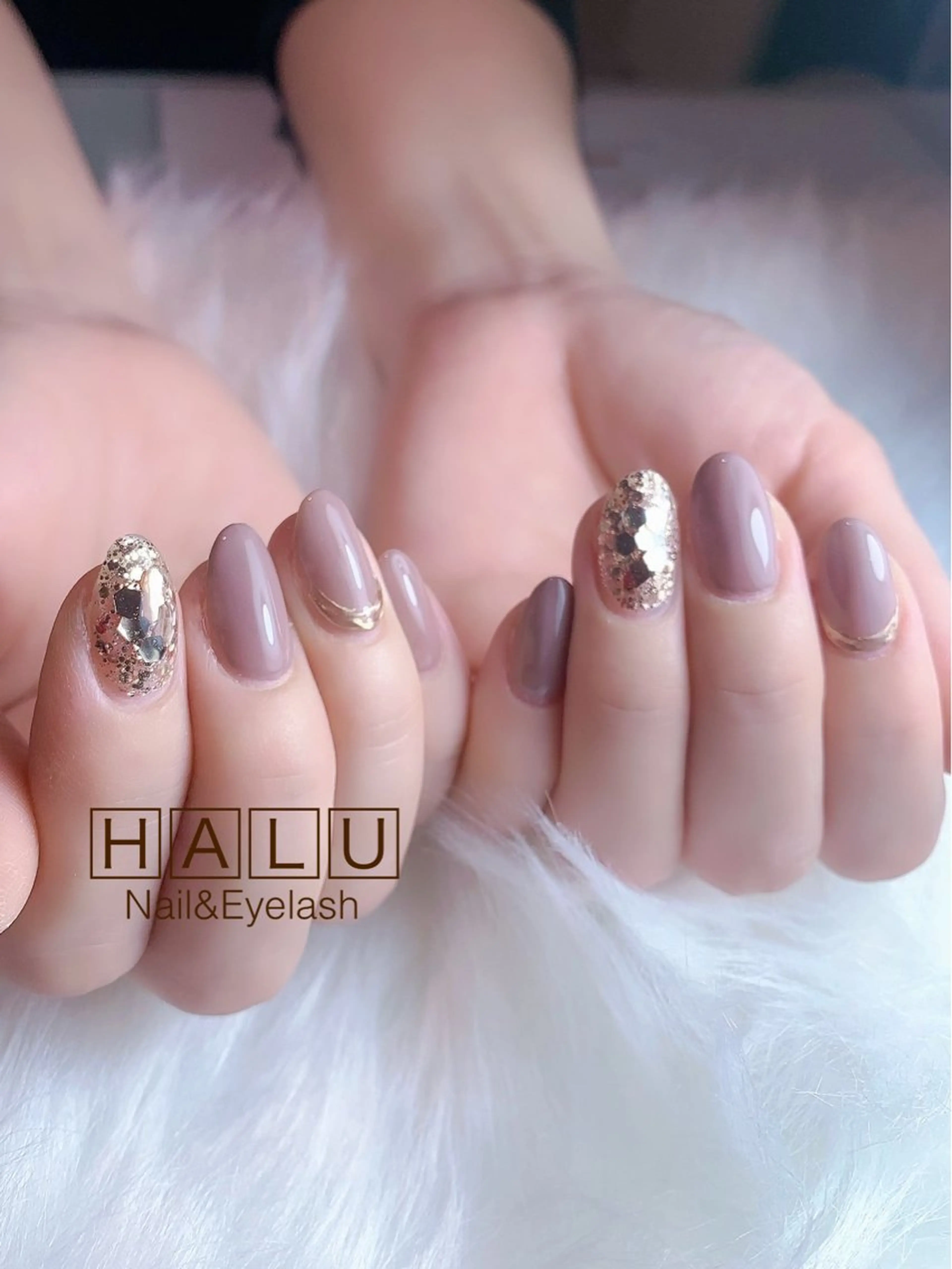 ネイル キラキラネイル HALU ハルのネイルデザイン
