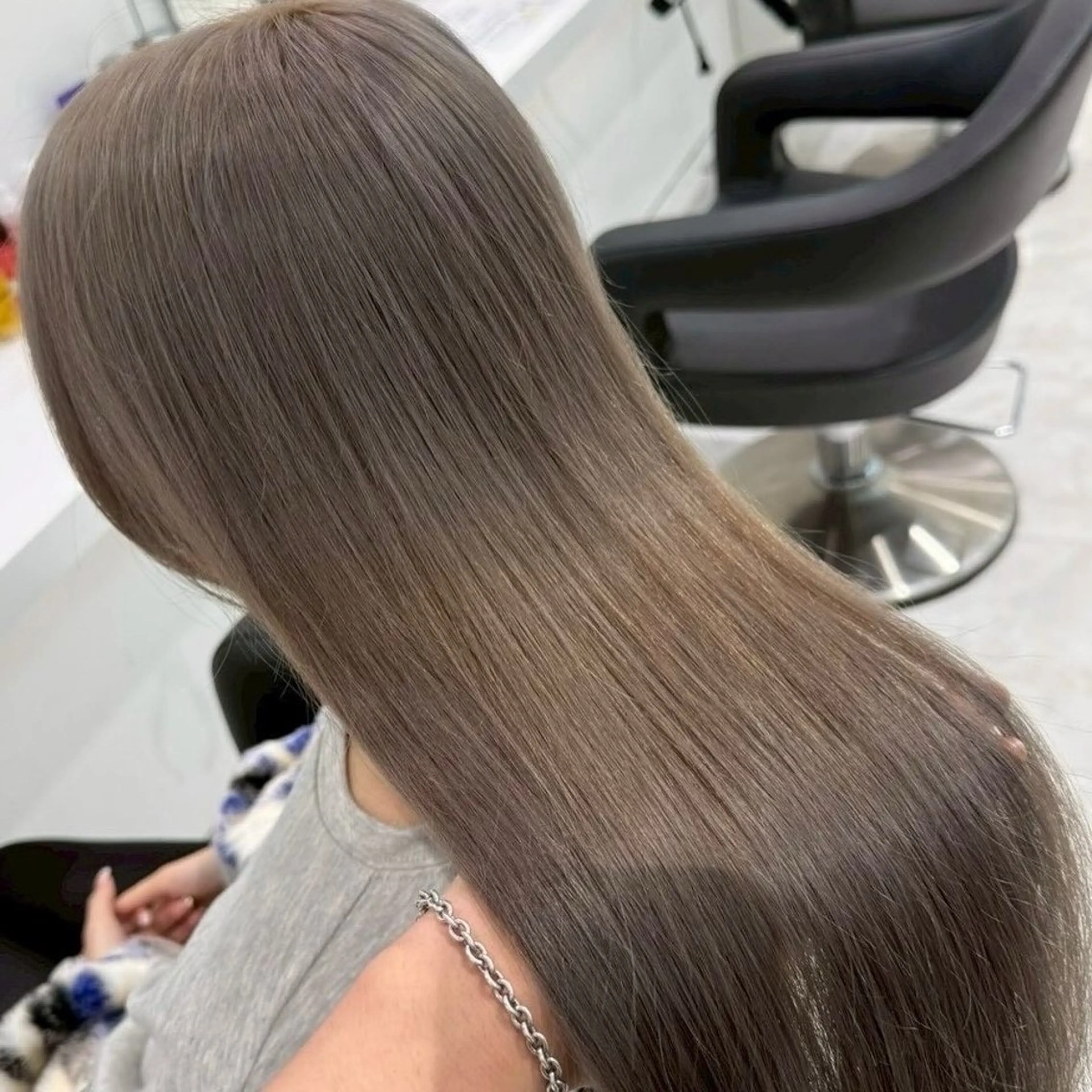 ロング カラー ヘアアレンジ 🦋艶出しワンカラー 🦋MASAKIのヘアスタイル