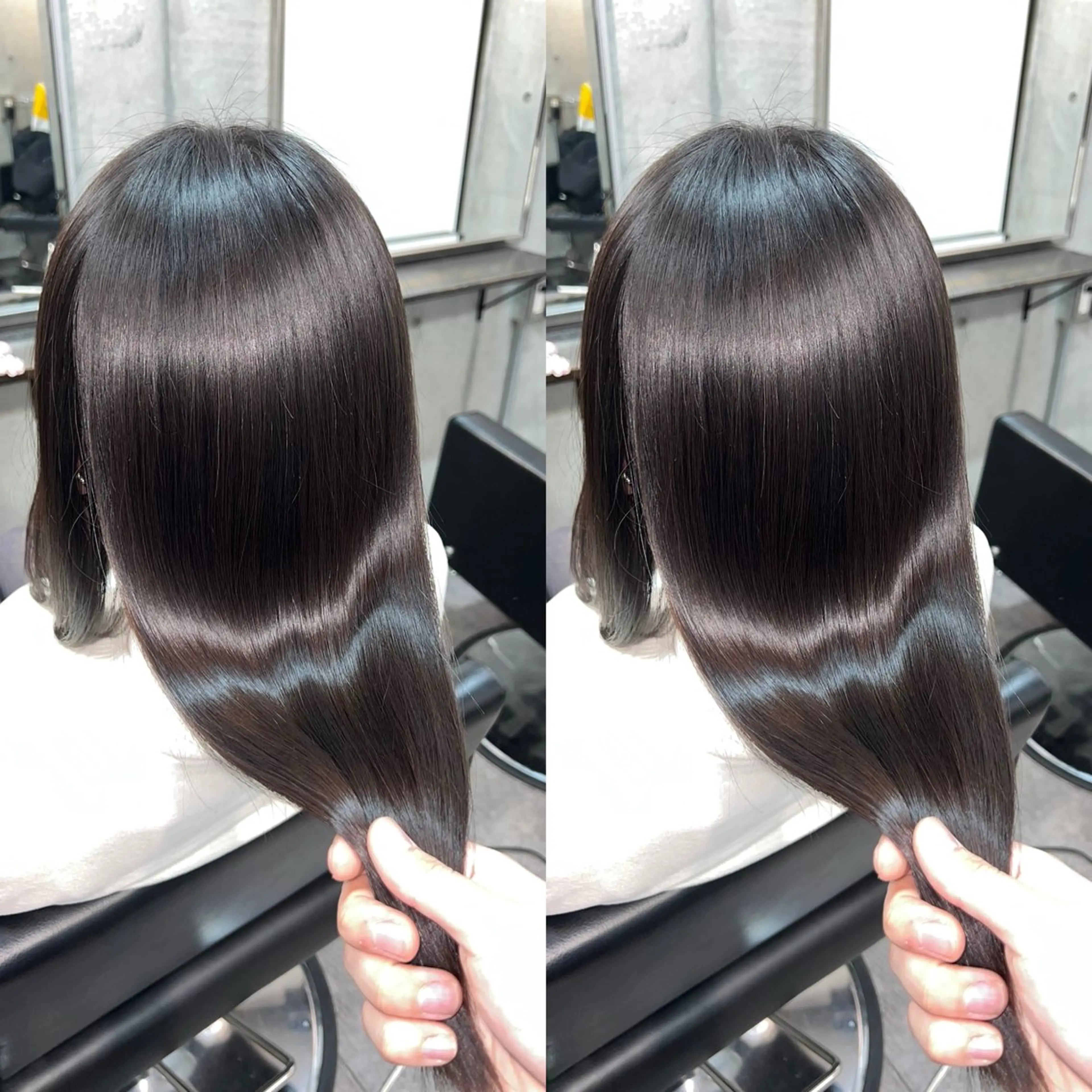 ロング 縮毛矯正 ヘアカラー トリートメント ヘッドスパ 🫧髪質改善 縮毛矯正特化🫧中西のヘアスタイル