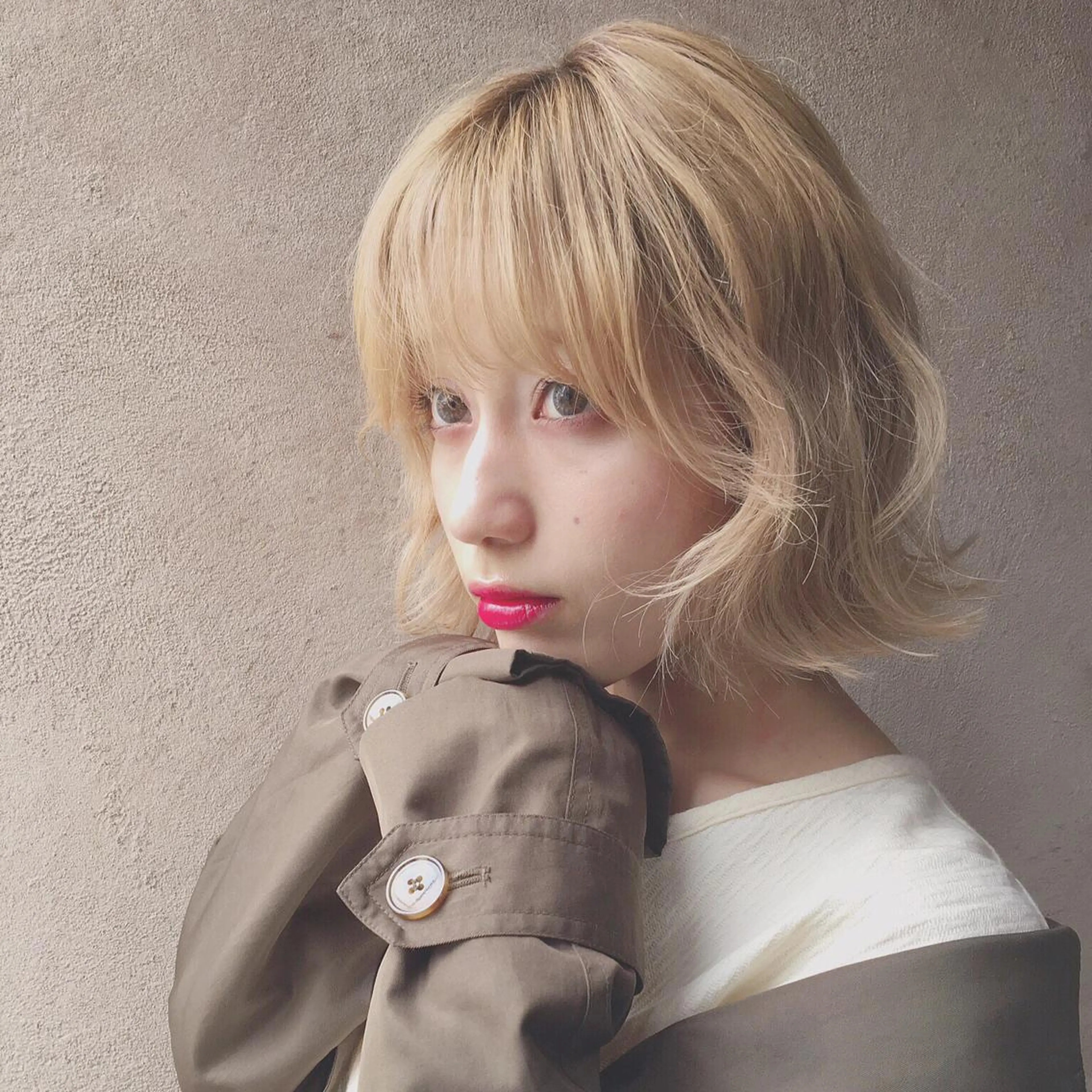 ショート カラー 店長/mao/ 前髪/顔周りカットのヘアスタイル