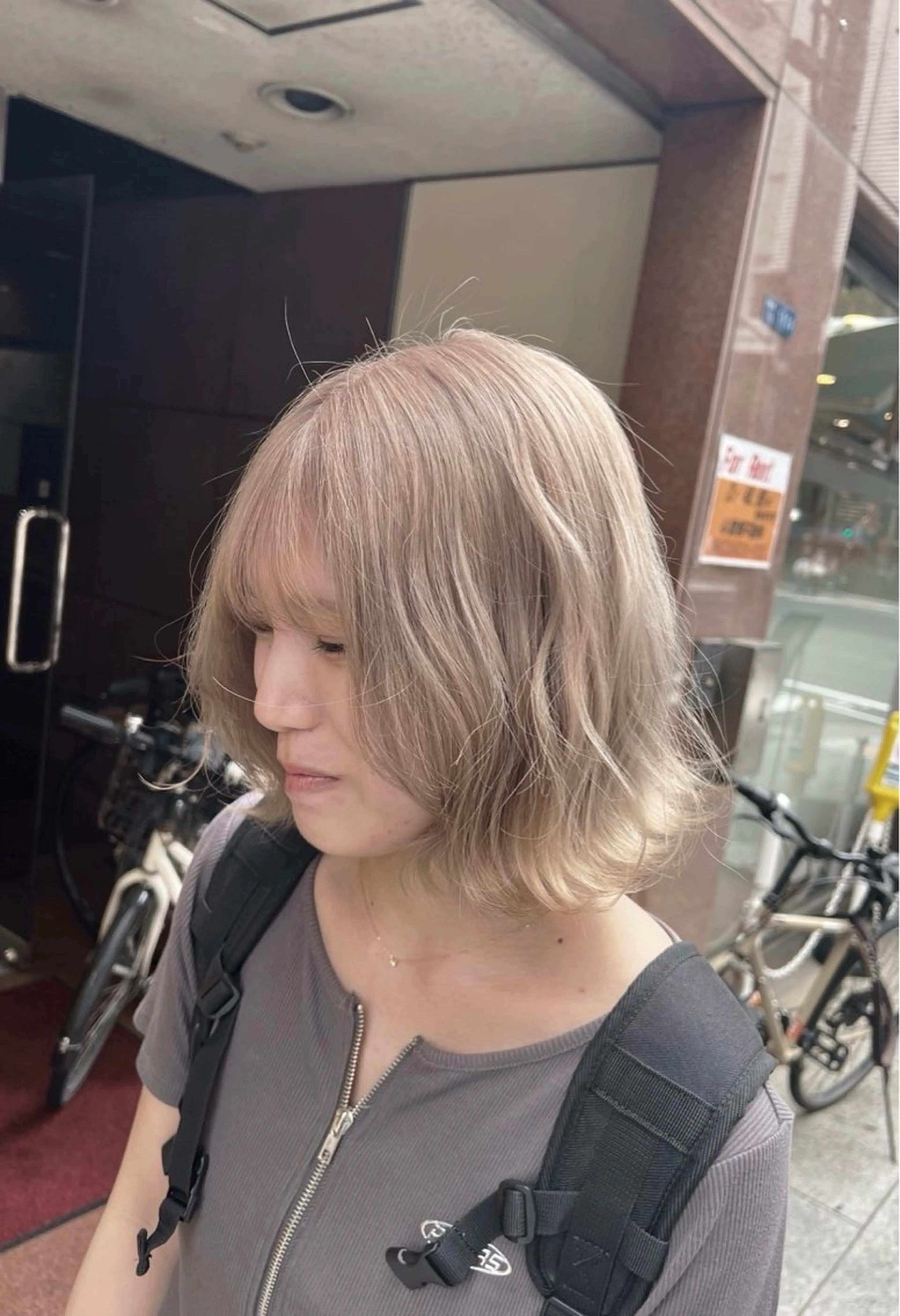 ミディアム カラー バレイヤージュ レイヤーカット ヘアカラー トリートメント ROBIN所属・指名数No.1 /NAOYAのヘアスタイル