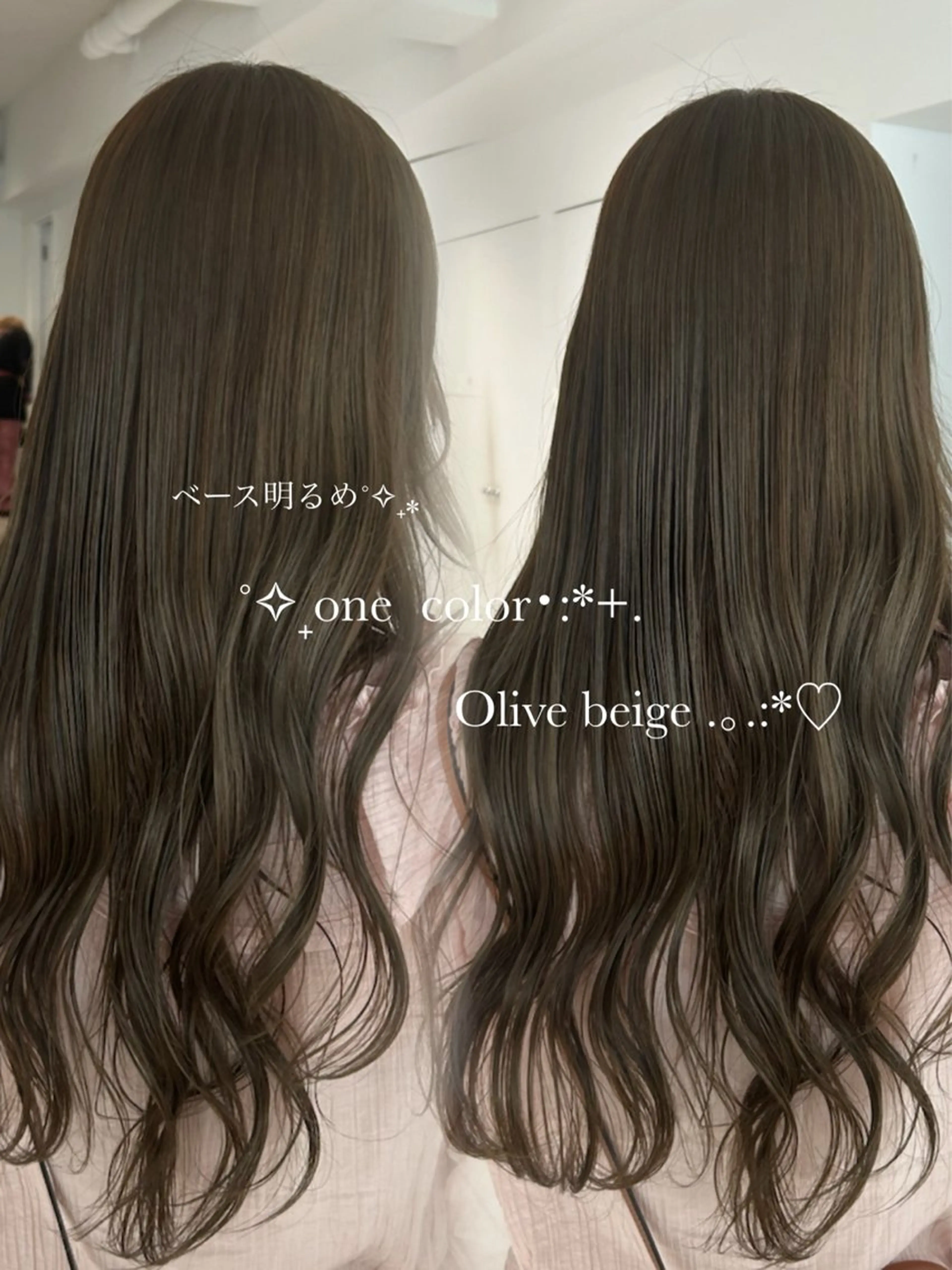 ロング ヘアカラー 透明感color ˚✧₊amuのヘアスタイル