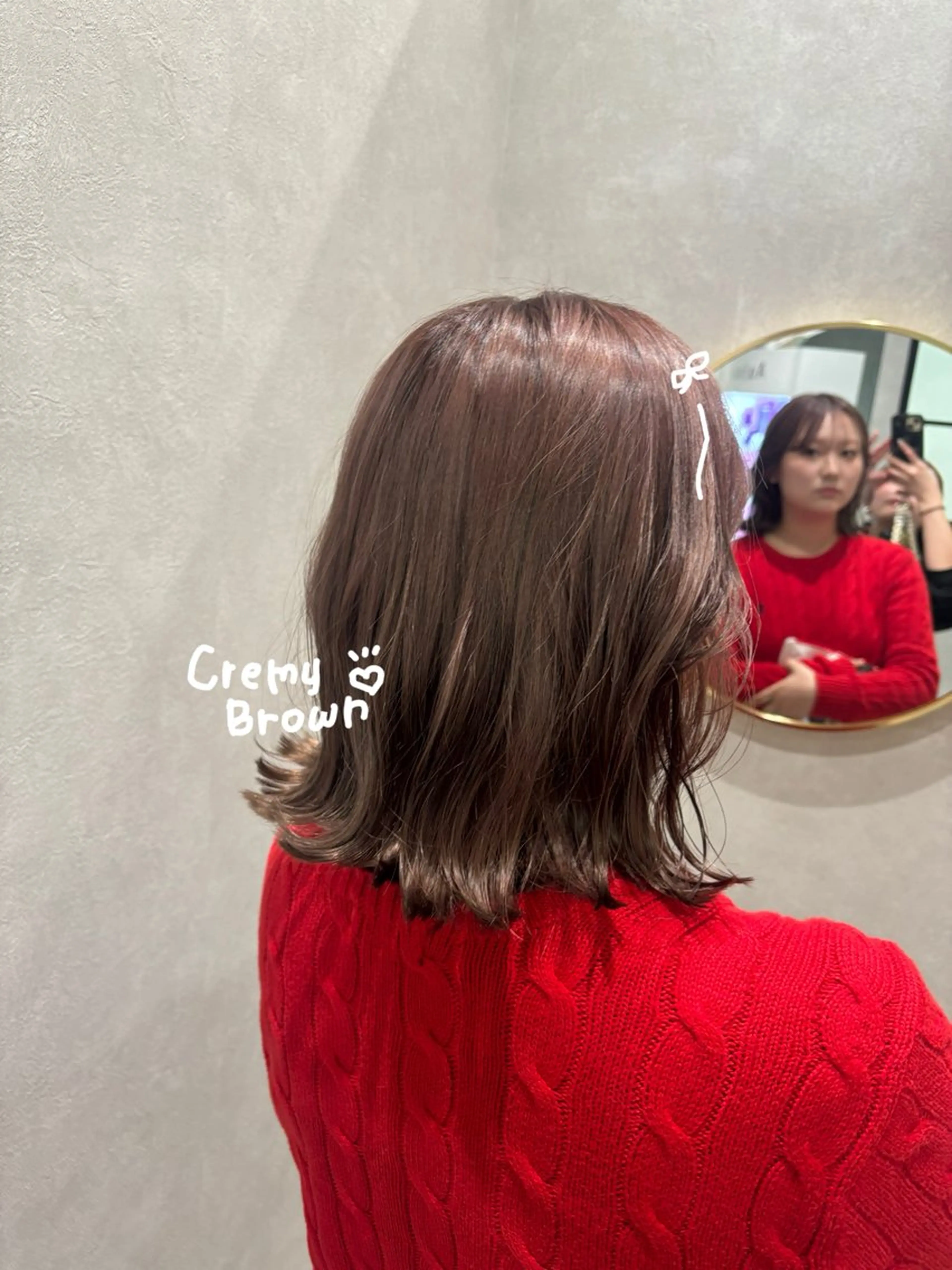 ショート カラー ベージュカラー ピンクカラー カット ヘアカラー regalo Acari🍎のヘアスタイル