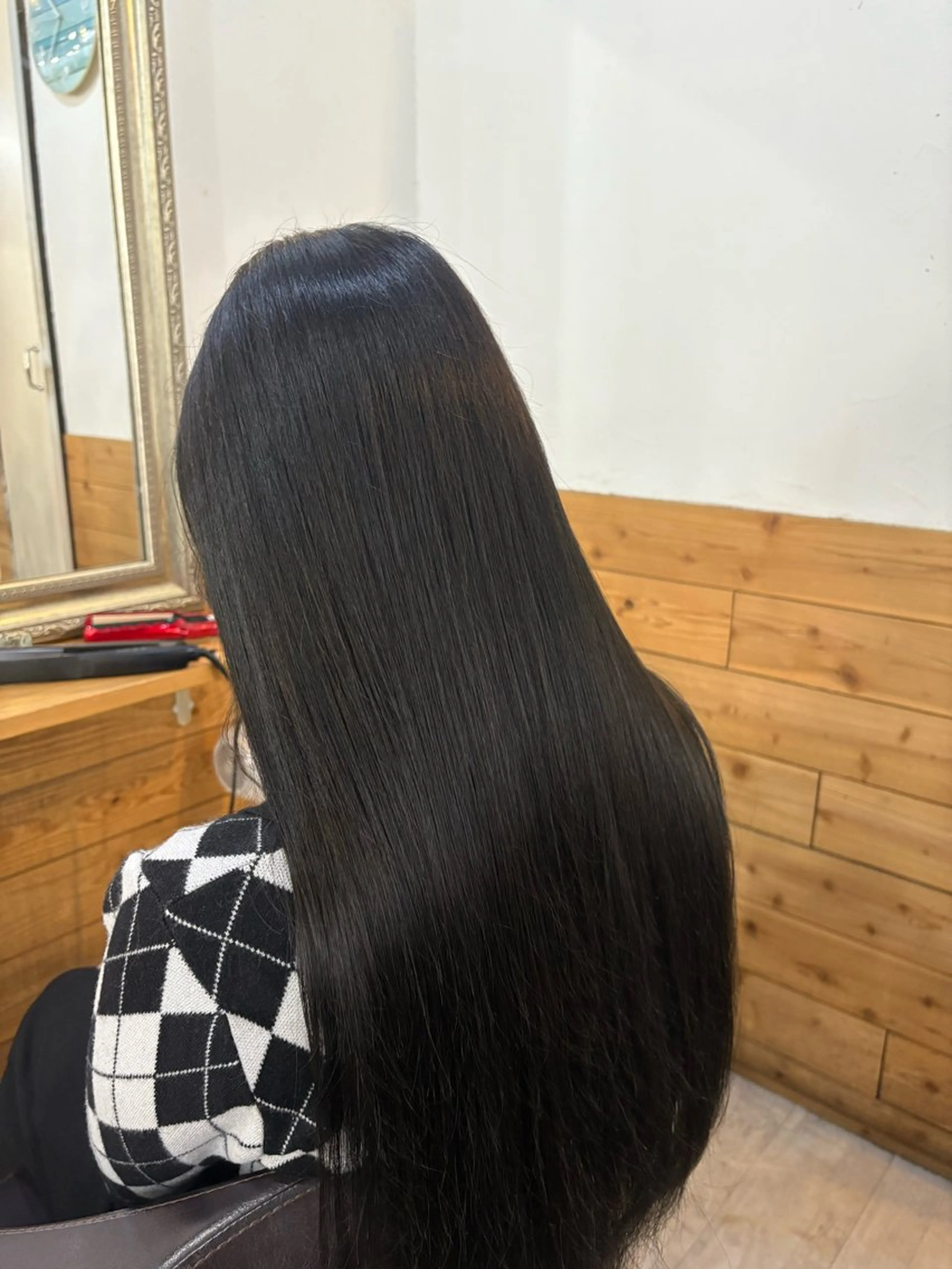 カラー 髪質改善カラー/ 結べるレイヤー/文野のヘアスタイル