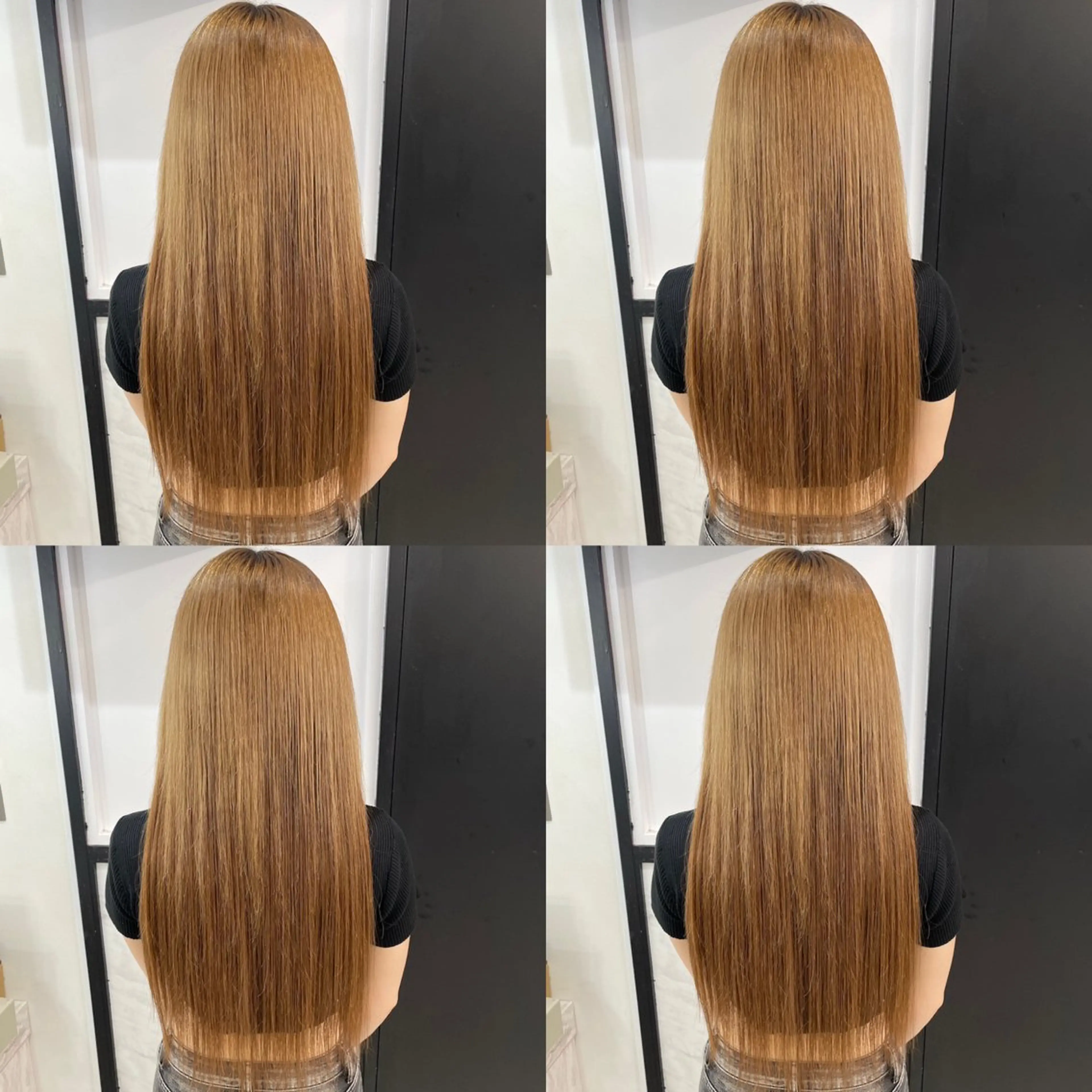 ミディアム エクステ 🦋REISA🦋 エクステ×ハイトーンのヘアスタイル