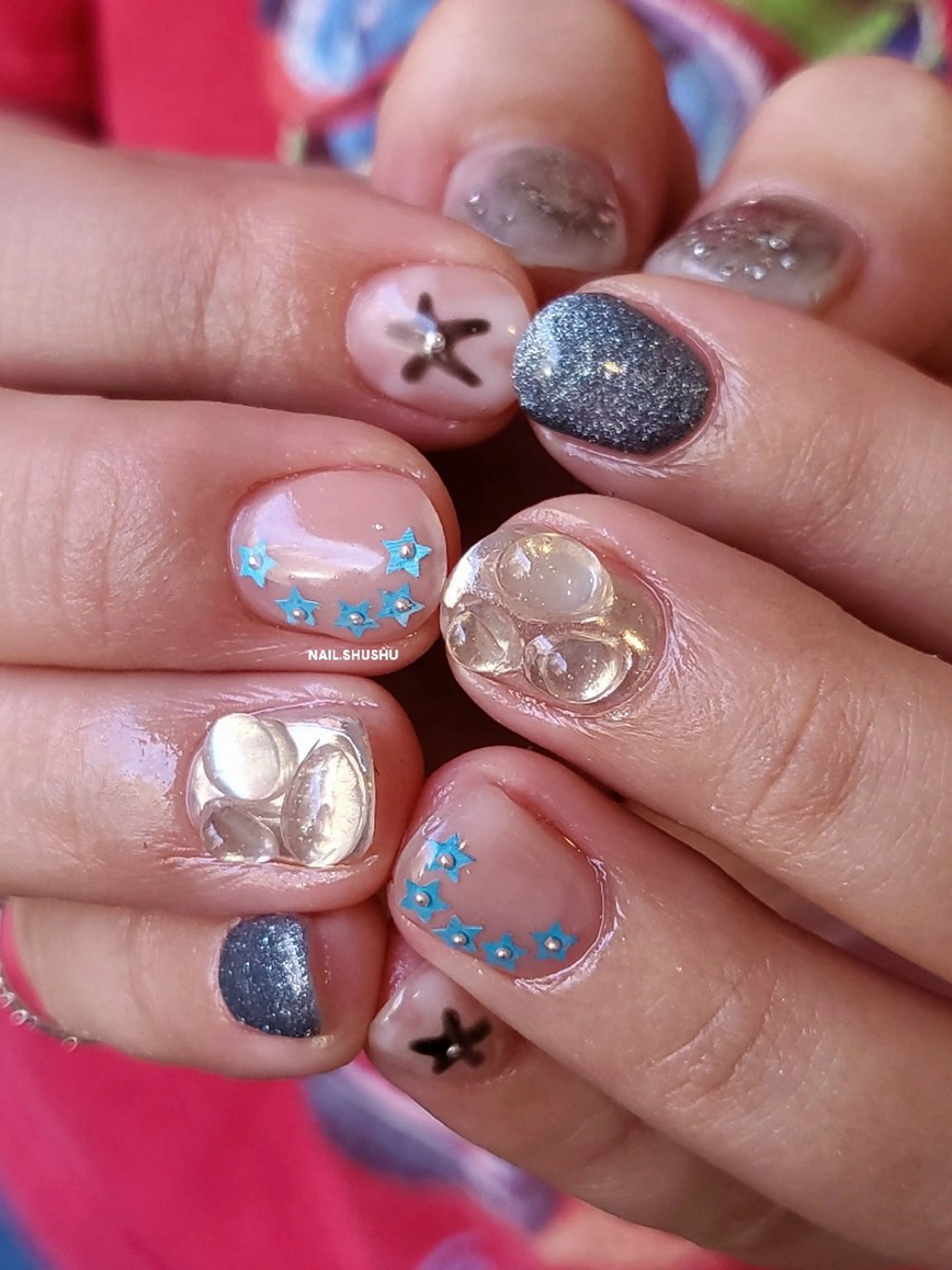 ネイル 3dパーツ/流行り 👧shushu❤️のネイルデザイン