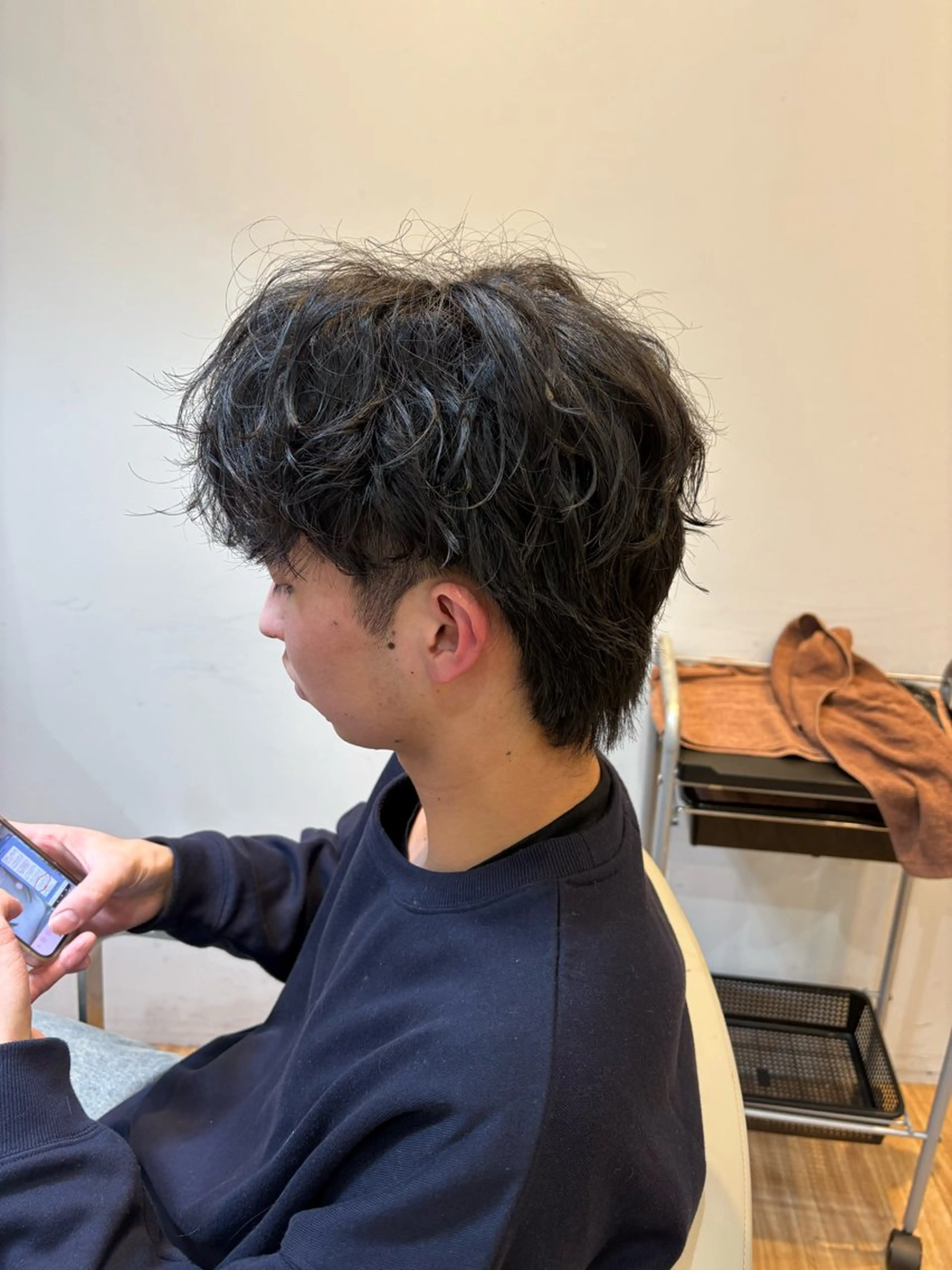 メンズ カット パーマ IRICO たまプラーザ所属・韓国ヘアー🇰🇷 MIWAのヘアスタイル