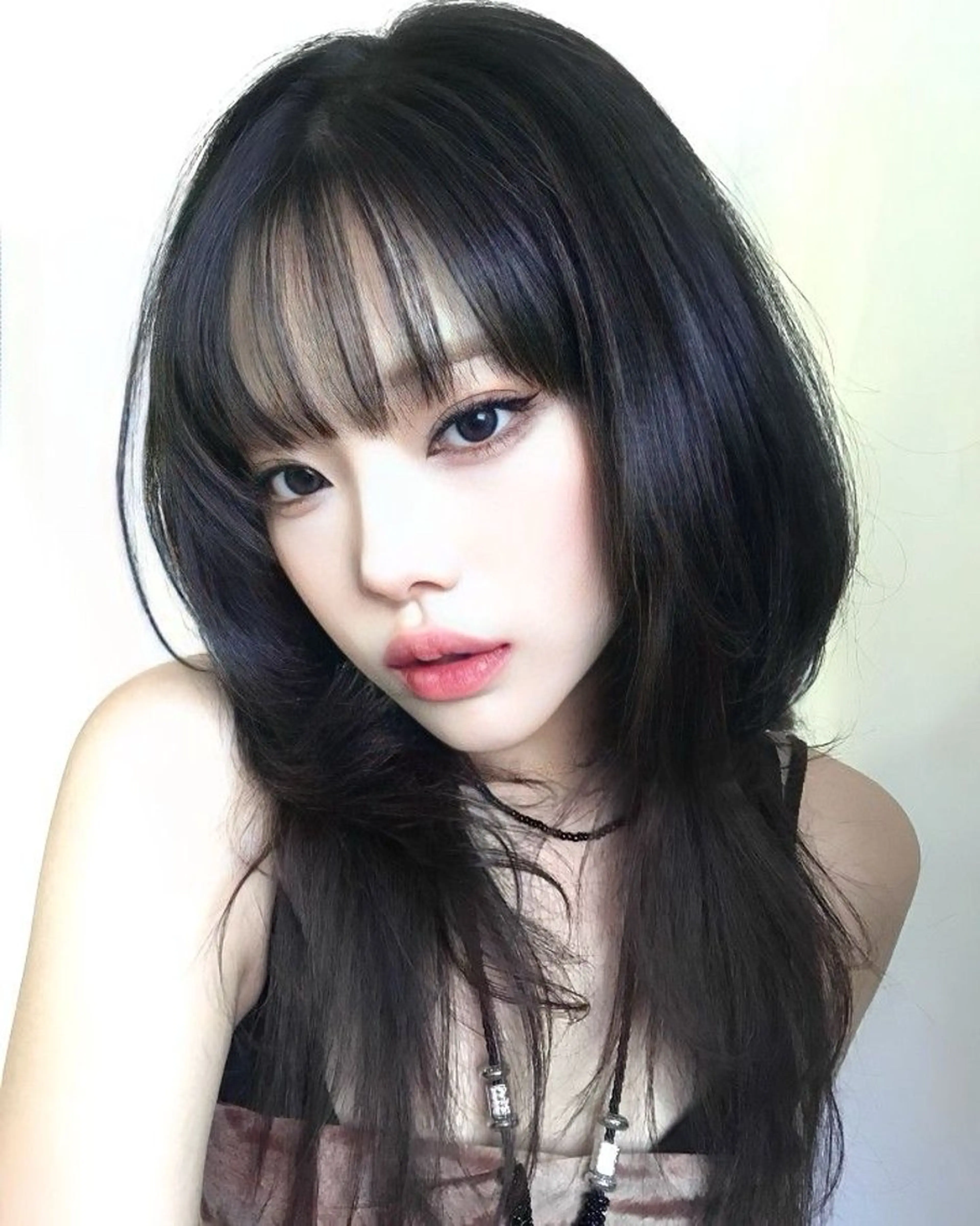 ロング カラー カット ヘアカラー 中韓レイヤー/ ブラウン🤎はやとのヘアスタイル