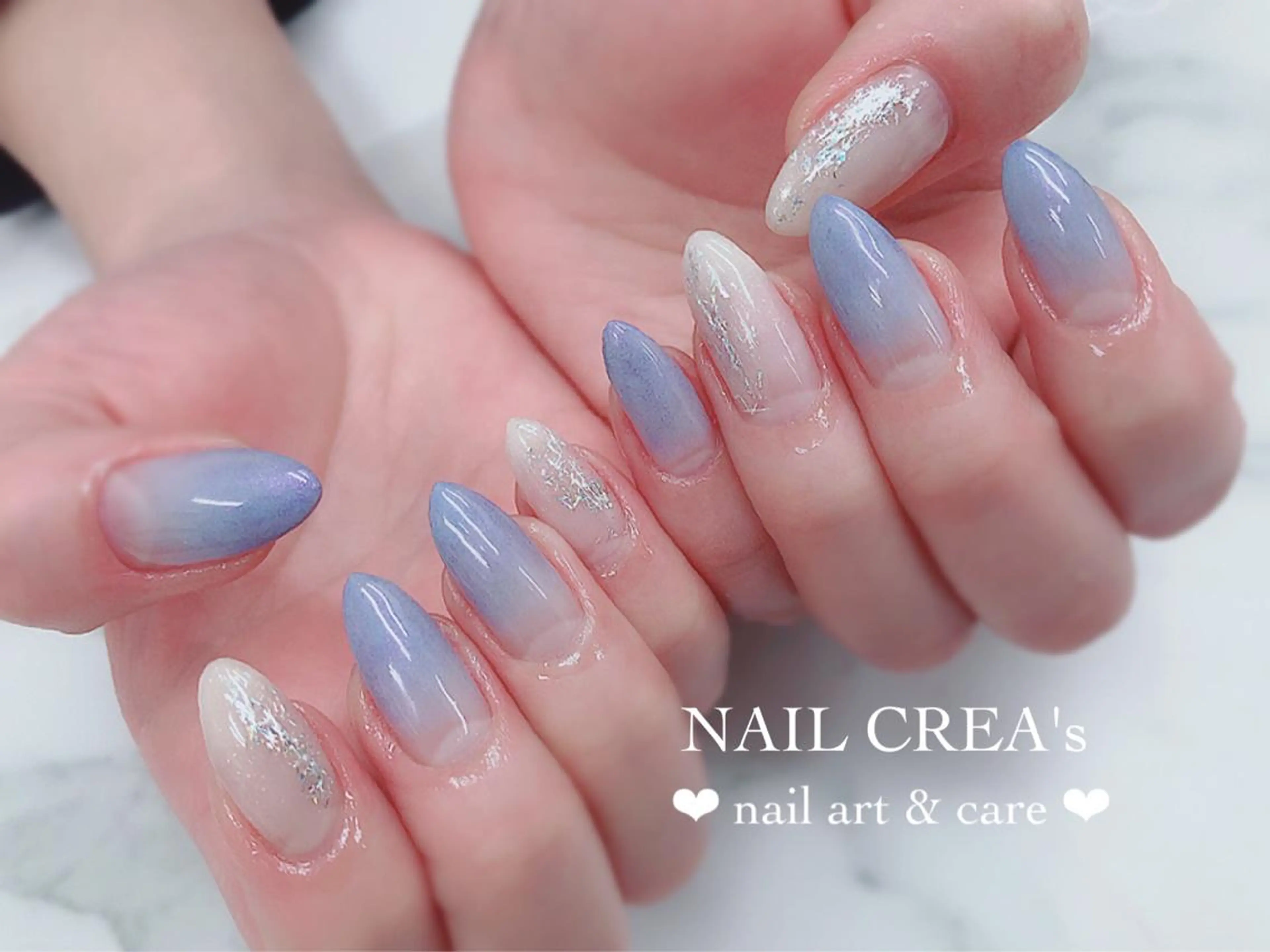 ミディアム ハンドネイル NAIL CREAs ネイルクレアズのネイルデザイン