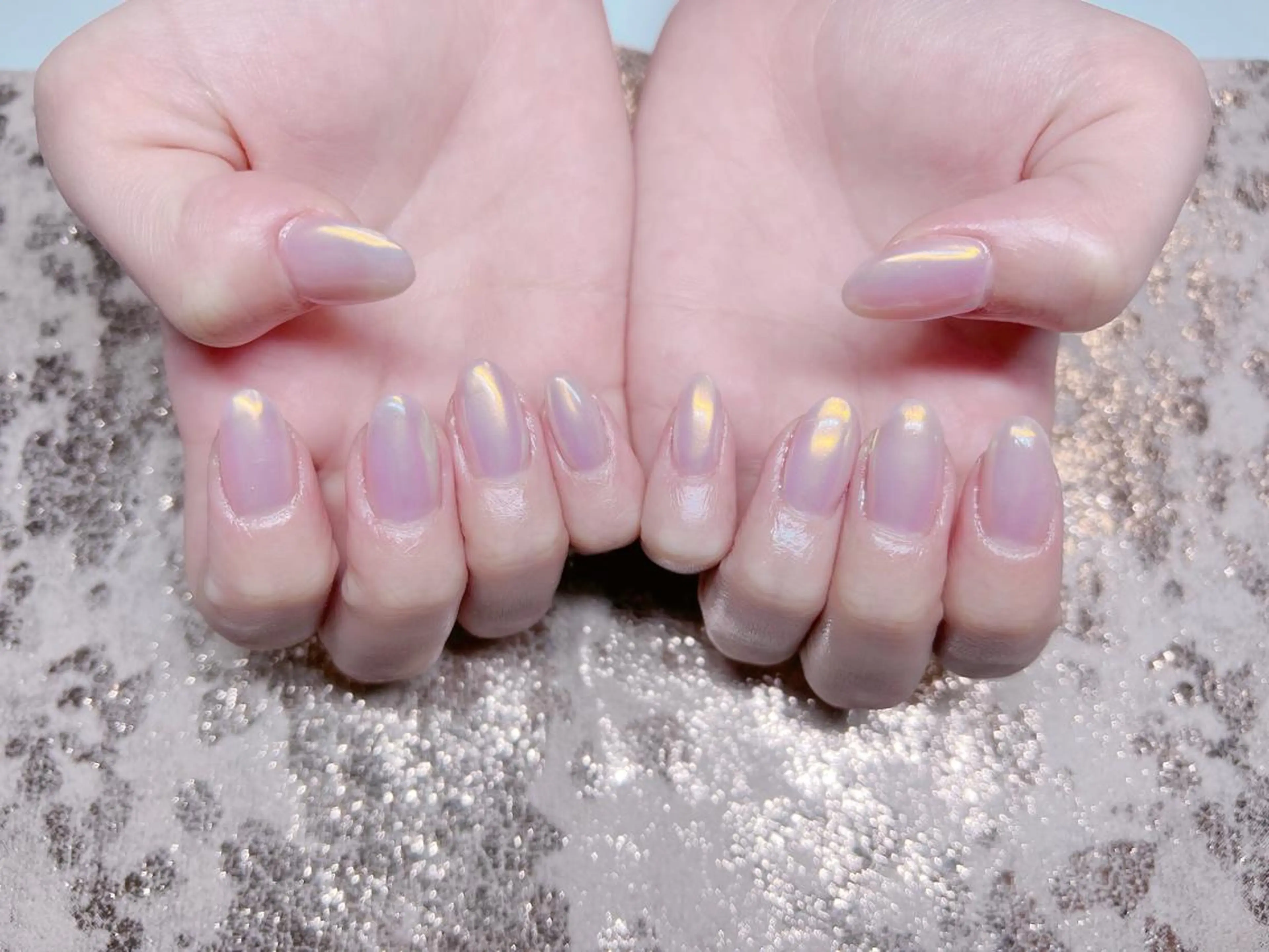 ネイル オーロラネイル ミラーネイル 個室ネイルサロンDolly  Girl〜ドーリーガール〜所属・DollyGirl KYOKOのネイルデザイン