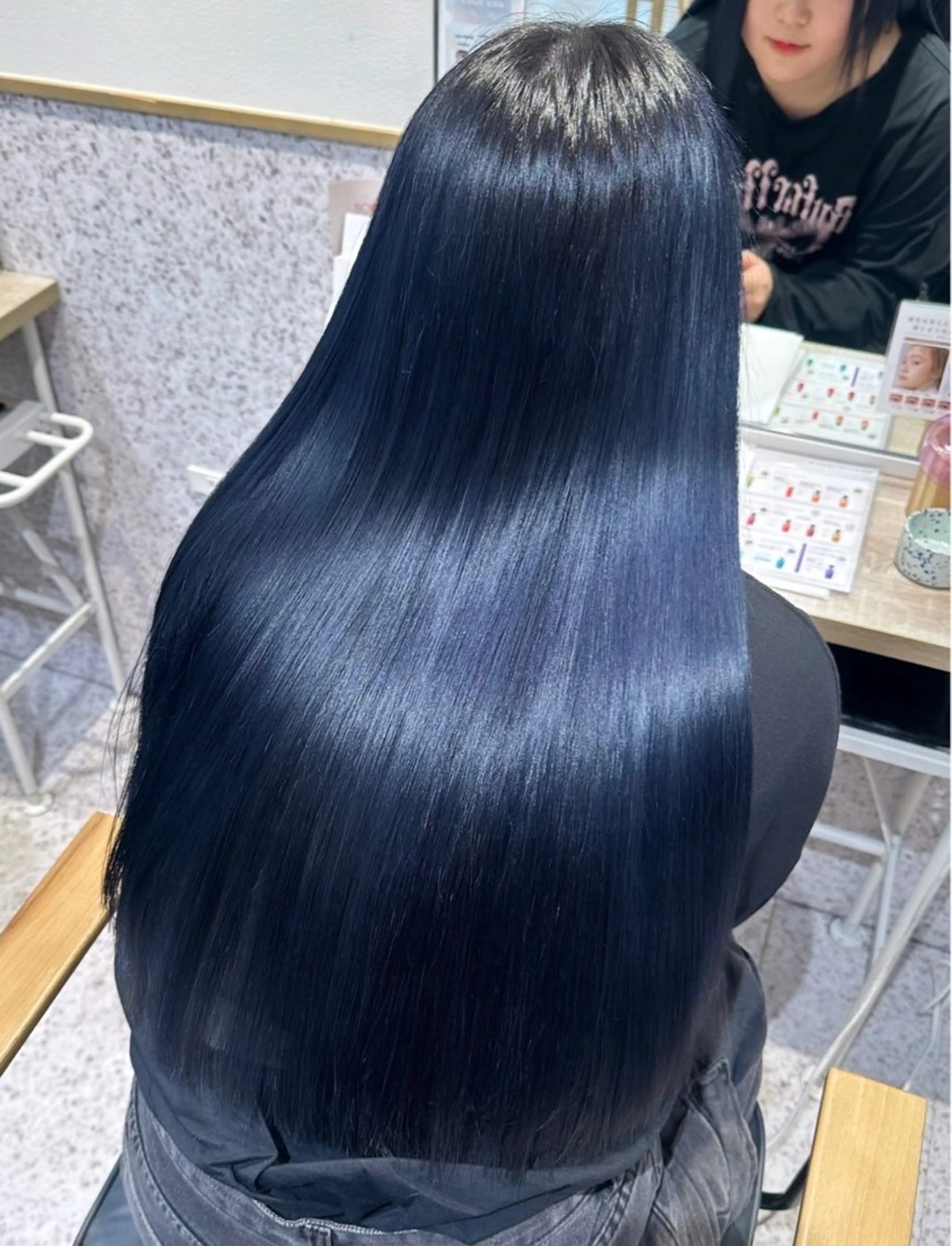 ロング 顔周りカット ハイライト 髪質改善 韓国風ヘア 縮毛矯正 ヘアカラー 艶カラー/ハイトーン HINA✮*｡ﾟのヘアスタイル