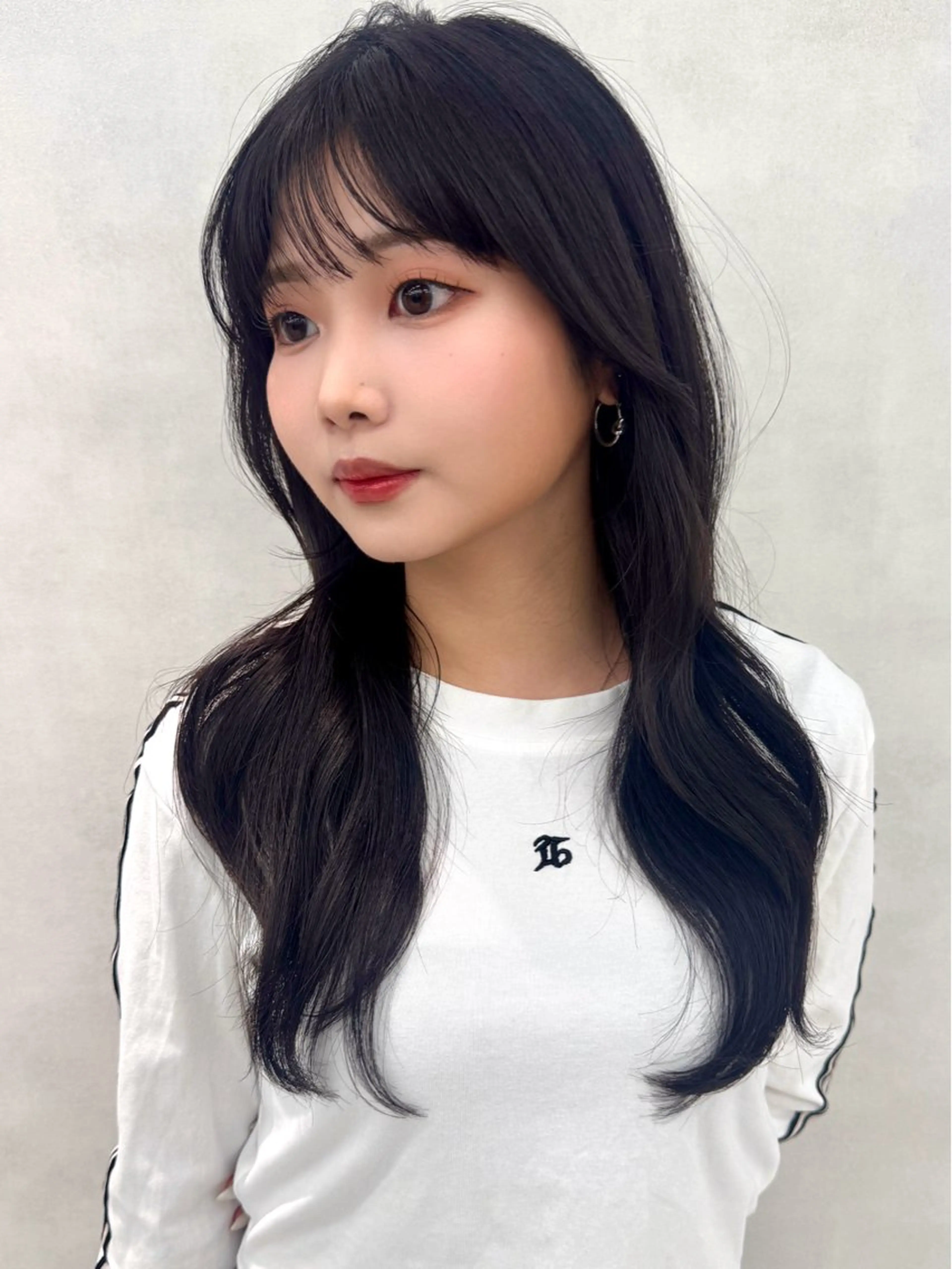 ロング カラー ヘアアレンジ レイヤー/顔まわり/ 増子 美沙希🍀🫧のヘアスタイル