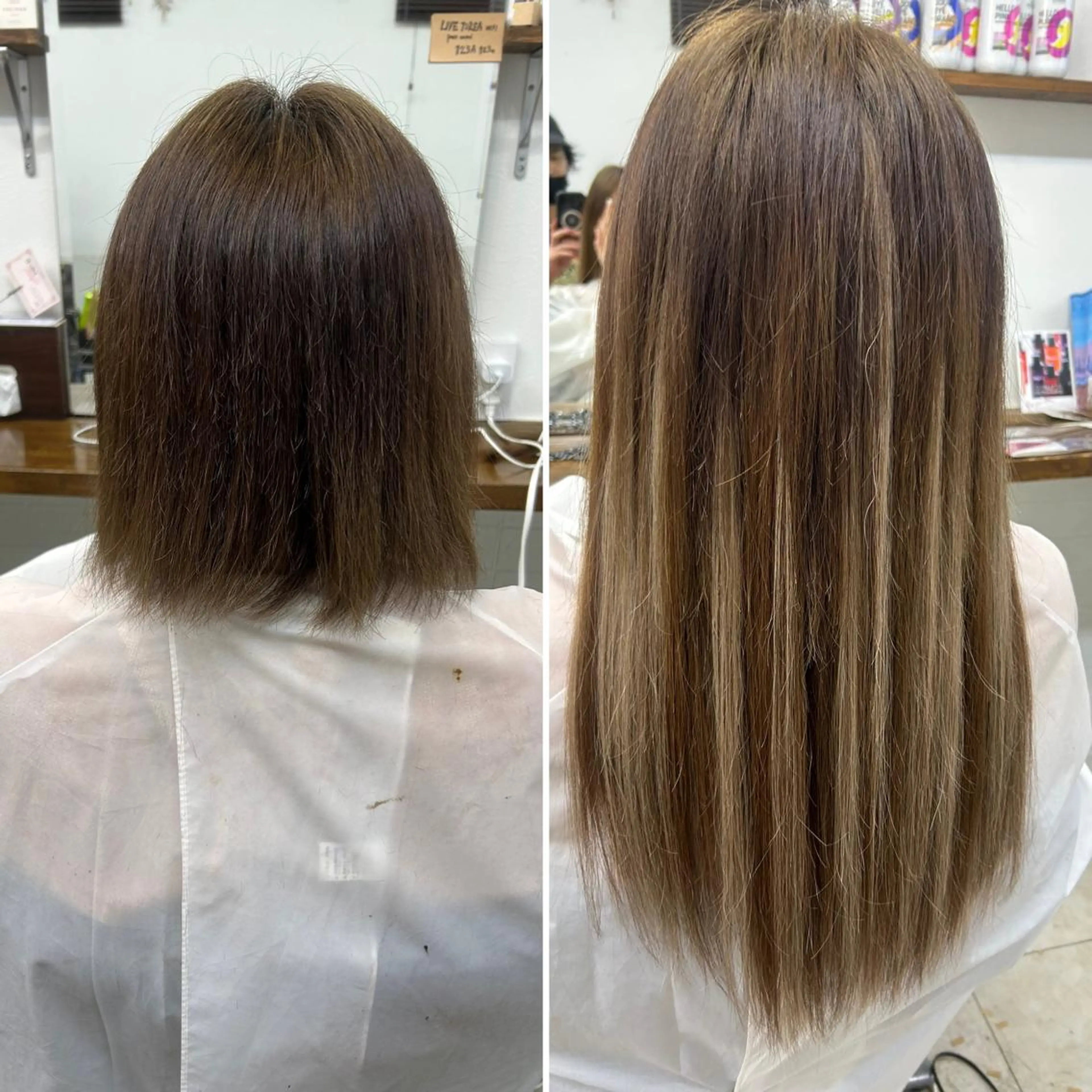 ダブルスキルエクステ /羽エクステ白石宇由のヘアスタイル