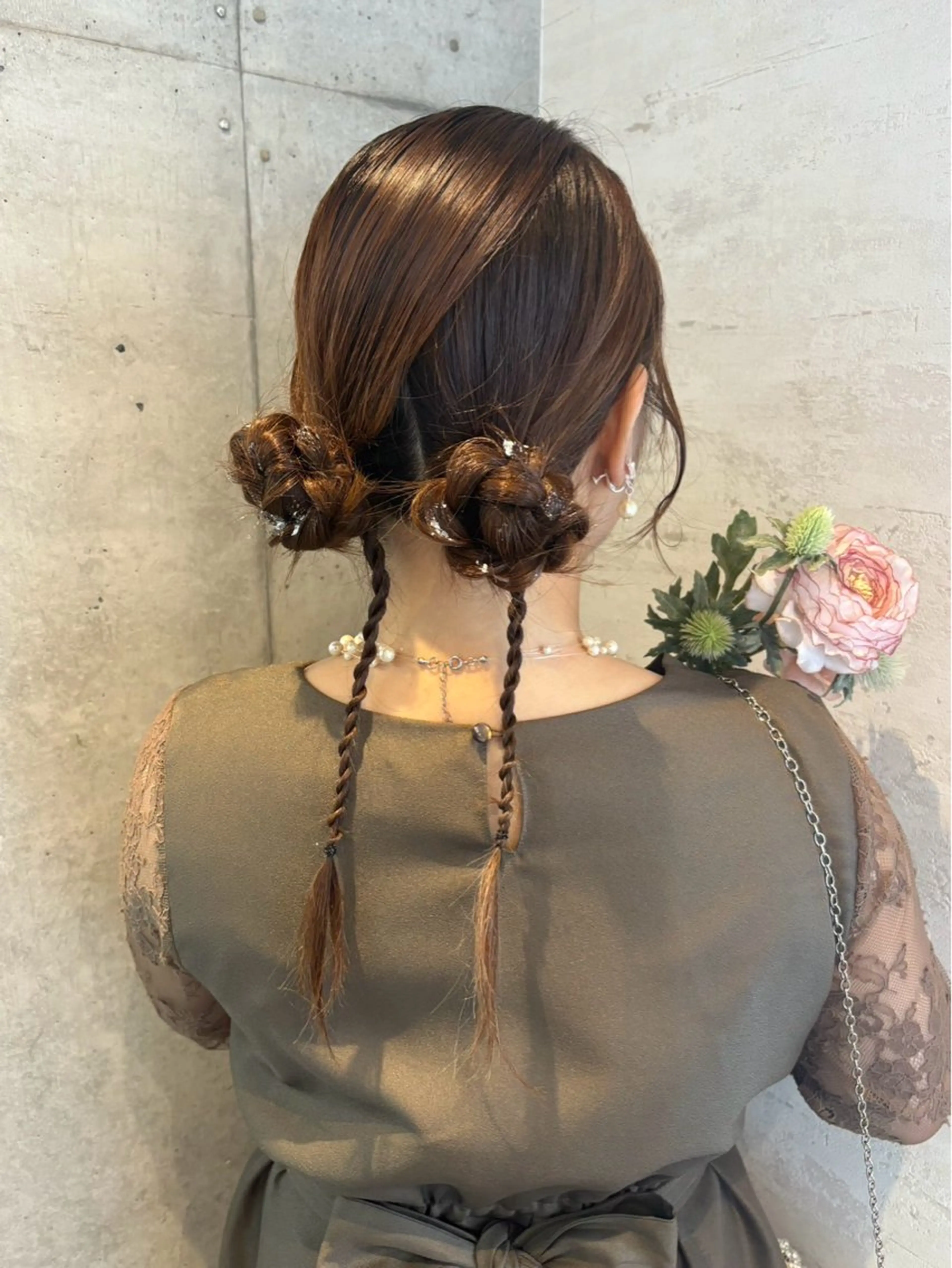 ロング ヘアアレンジ ヘアセット 美髪× ヘアセット✨Araiのヘアスタイル