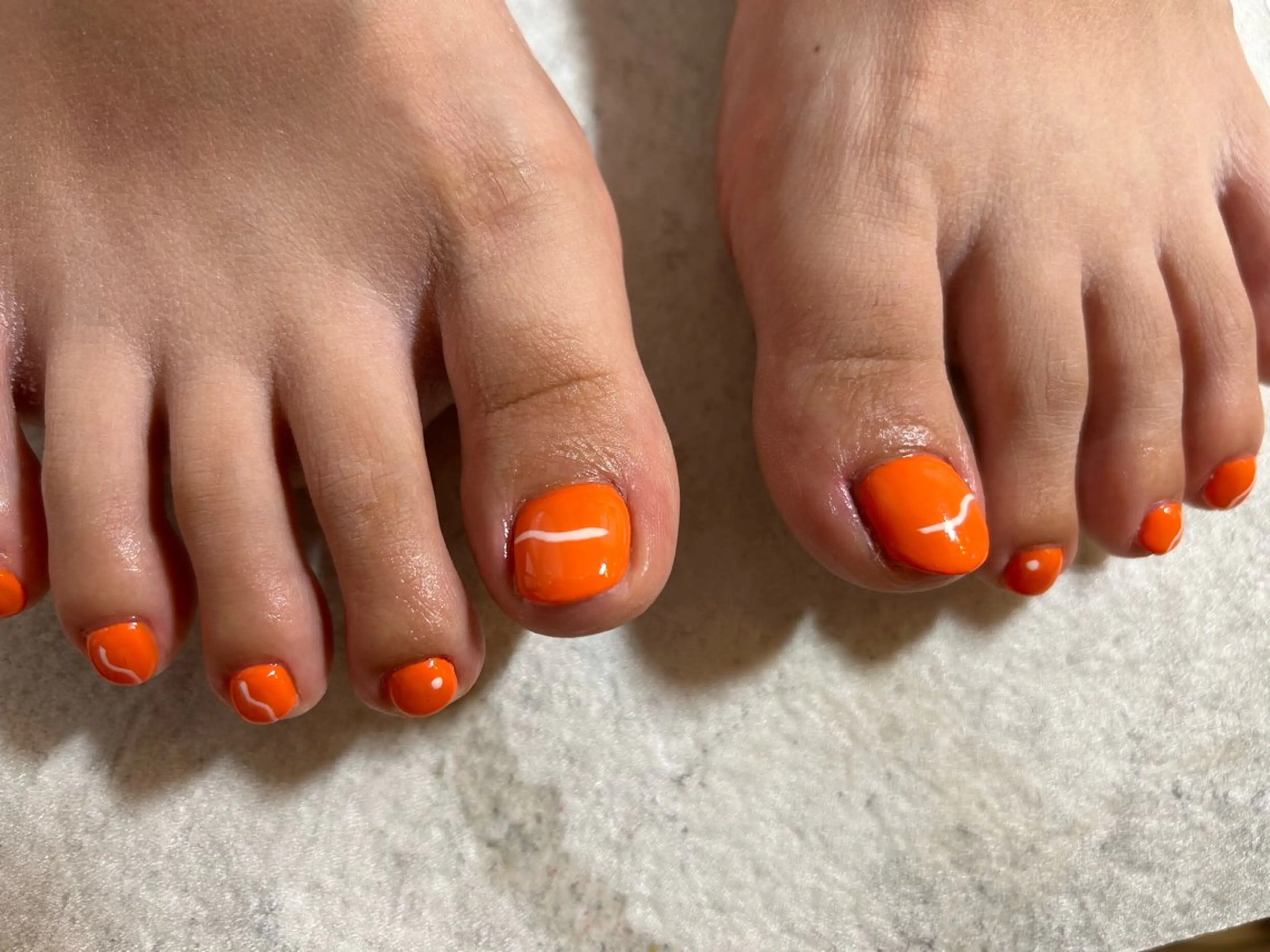 ネイル フットネイル Arco Iris 告瑠莉のネイルデザイン