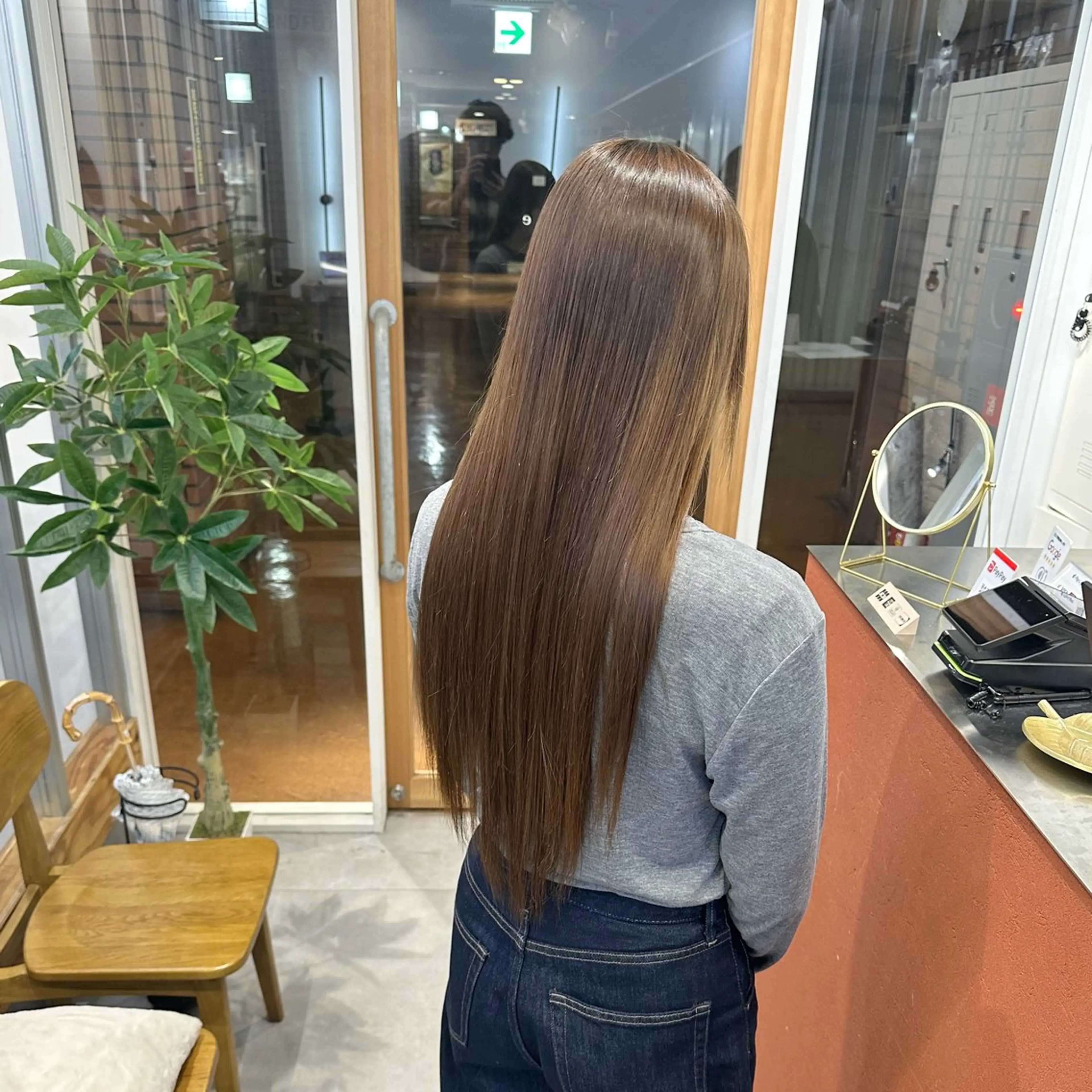 セミロング 髪質改善 縮毛矯正 トリートメント 縮毛矯正 リキ/髪質改善 /縮毛矯正🫧のヘアスタイル