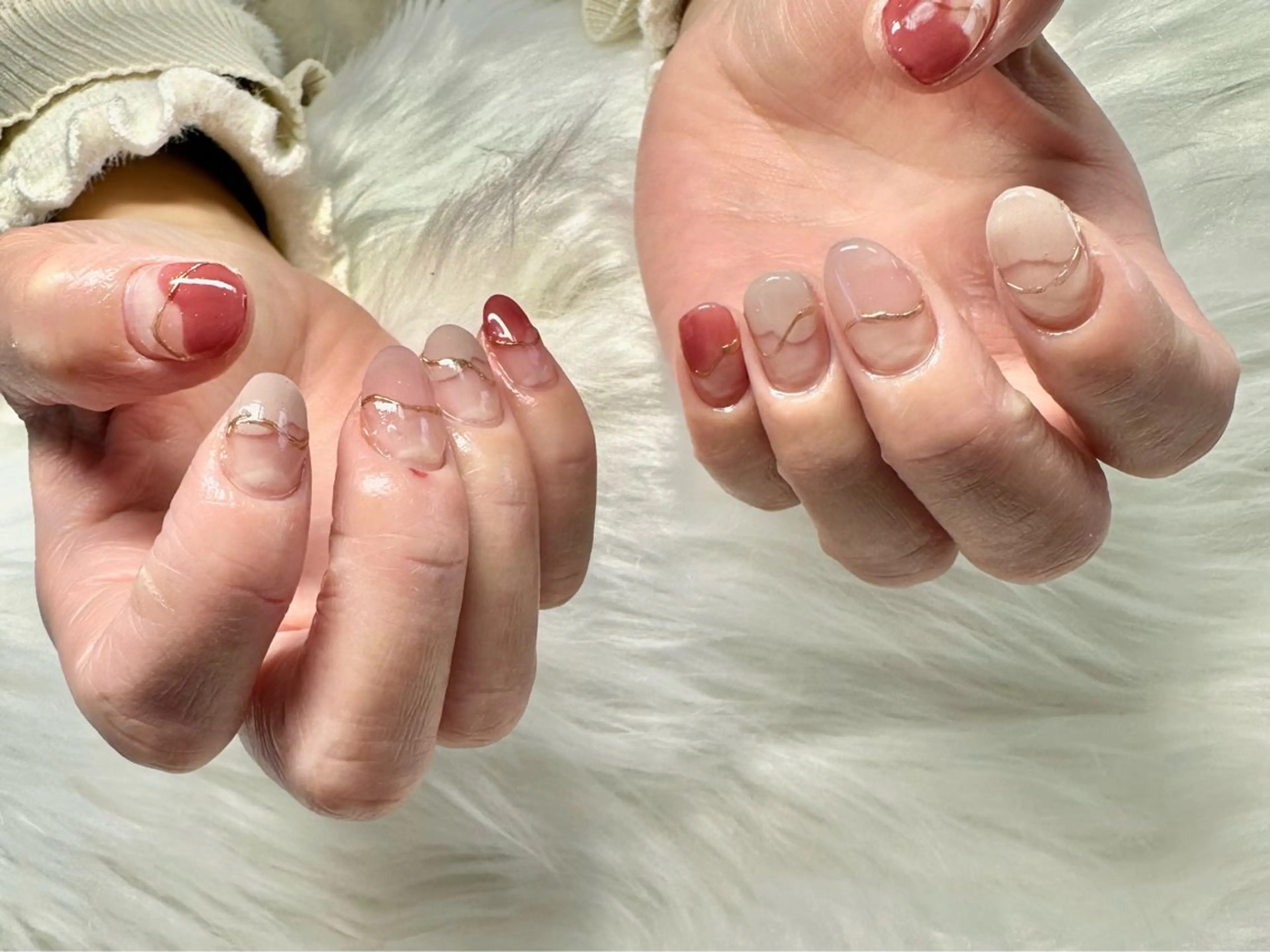 ネイル ハンドネイル Bonheur 【ボヌール】のネイルデザイン