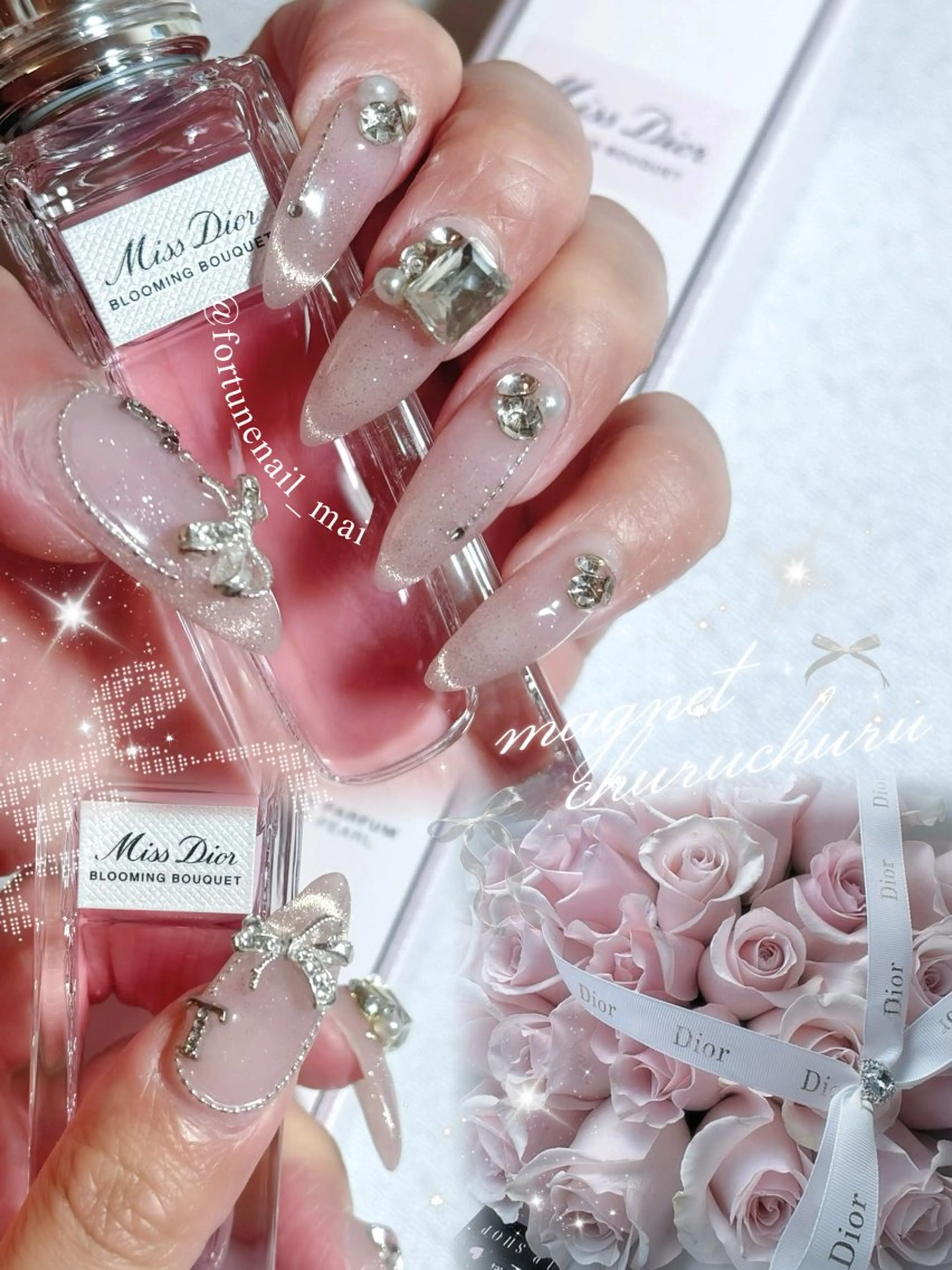 ネイル ワンホンネイル ハンドネイル 🎀Mai 🎀✩.*のネイルデザイン