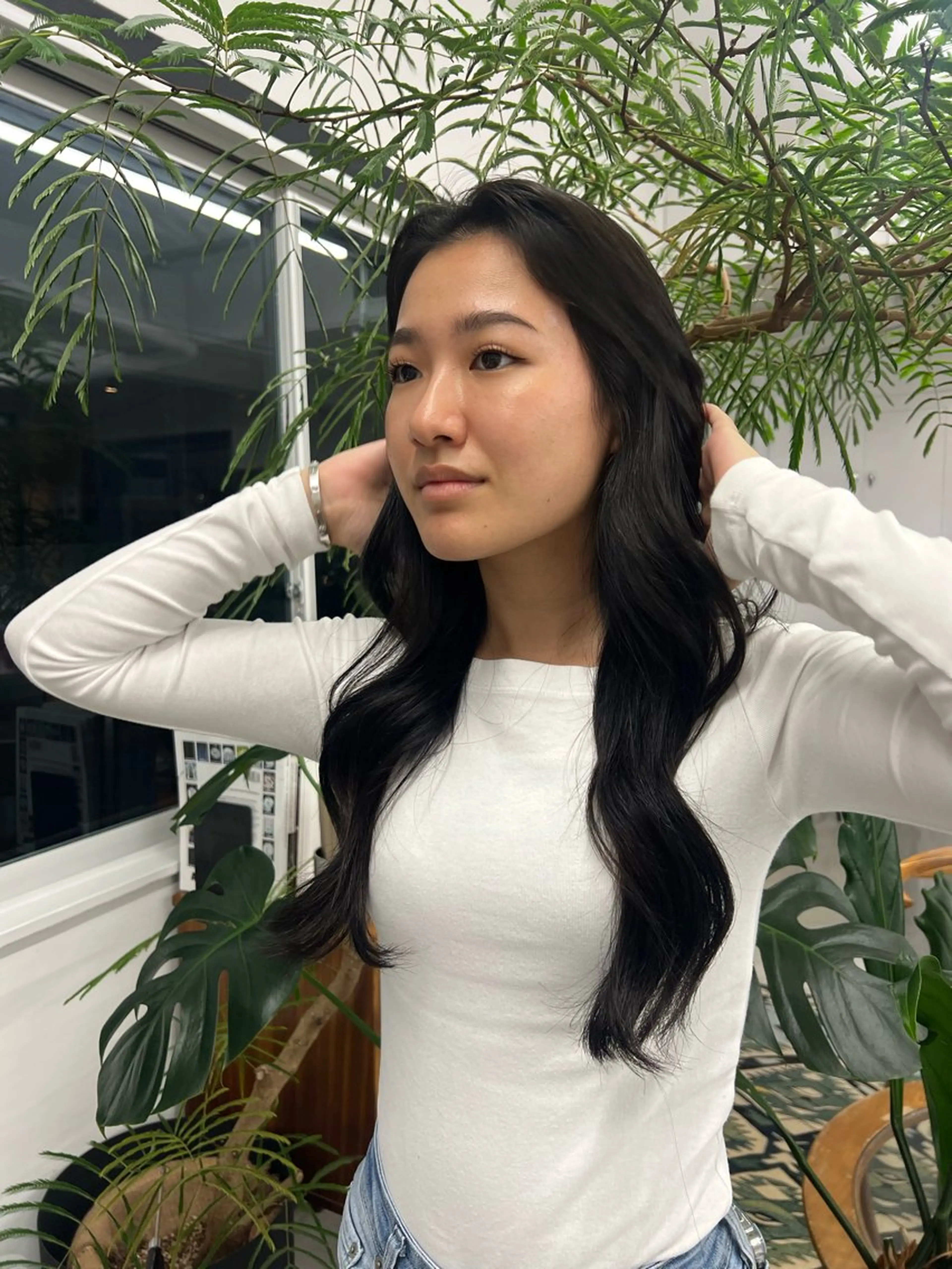 カラーAujuaシャンプーブローの写真