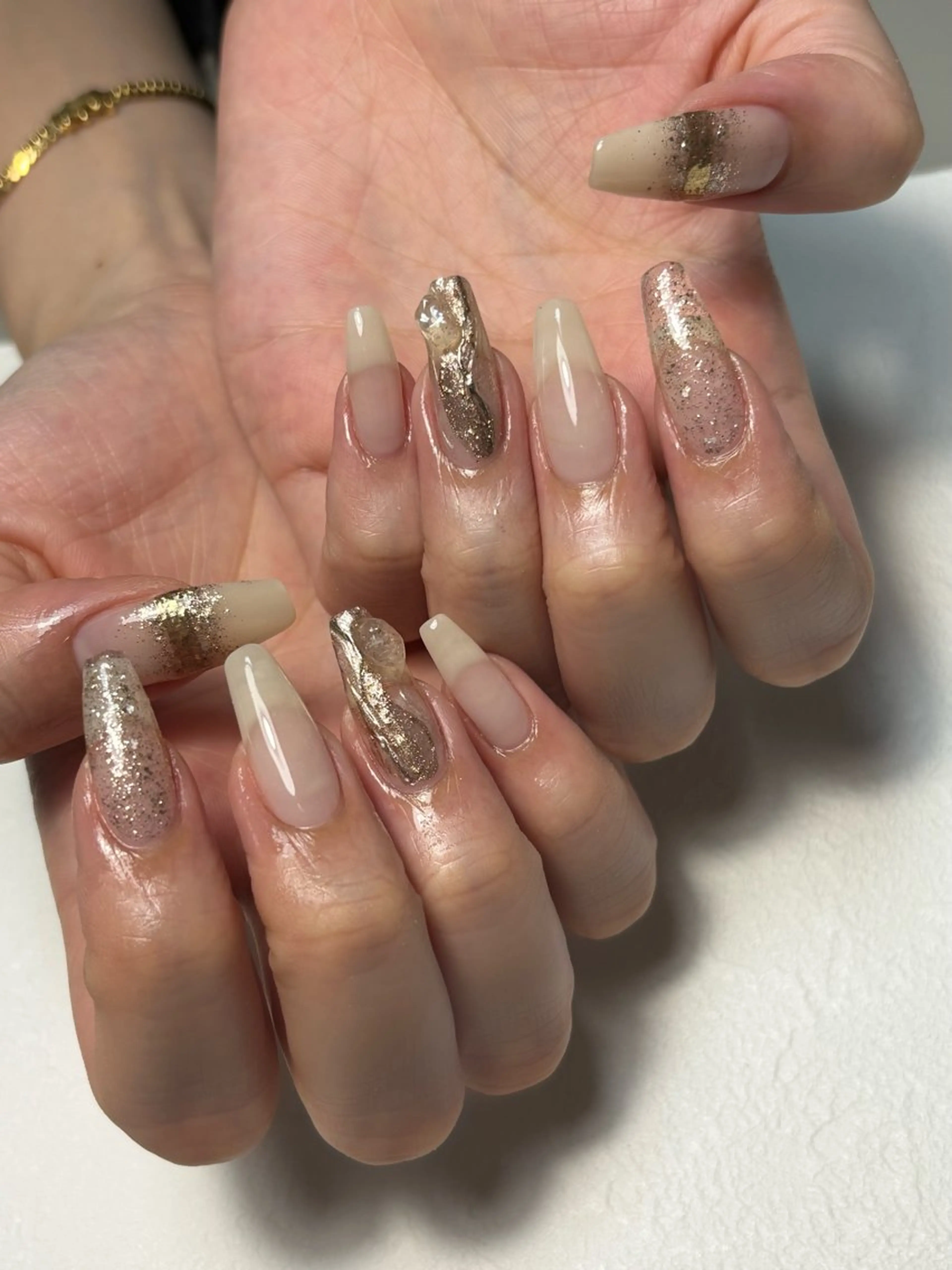 ネイル ハンドネイル 🦋🤍 madoka🤍のネイルデザイン