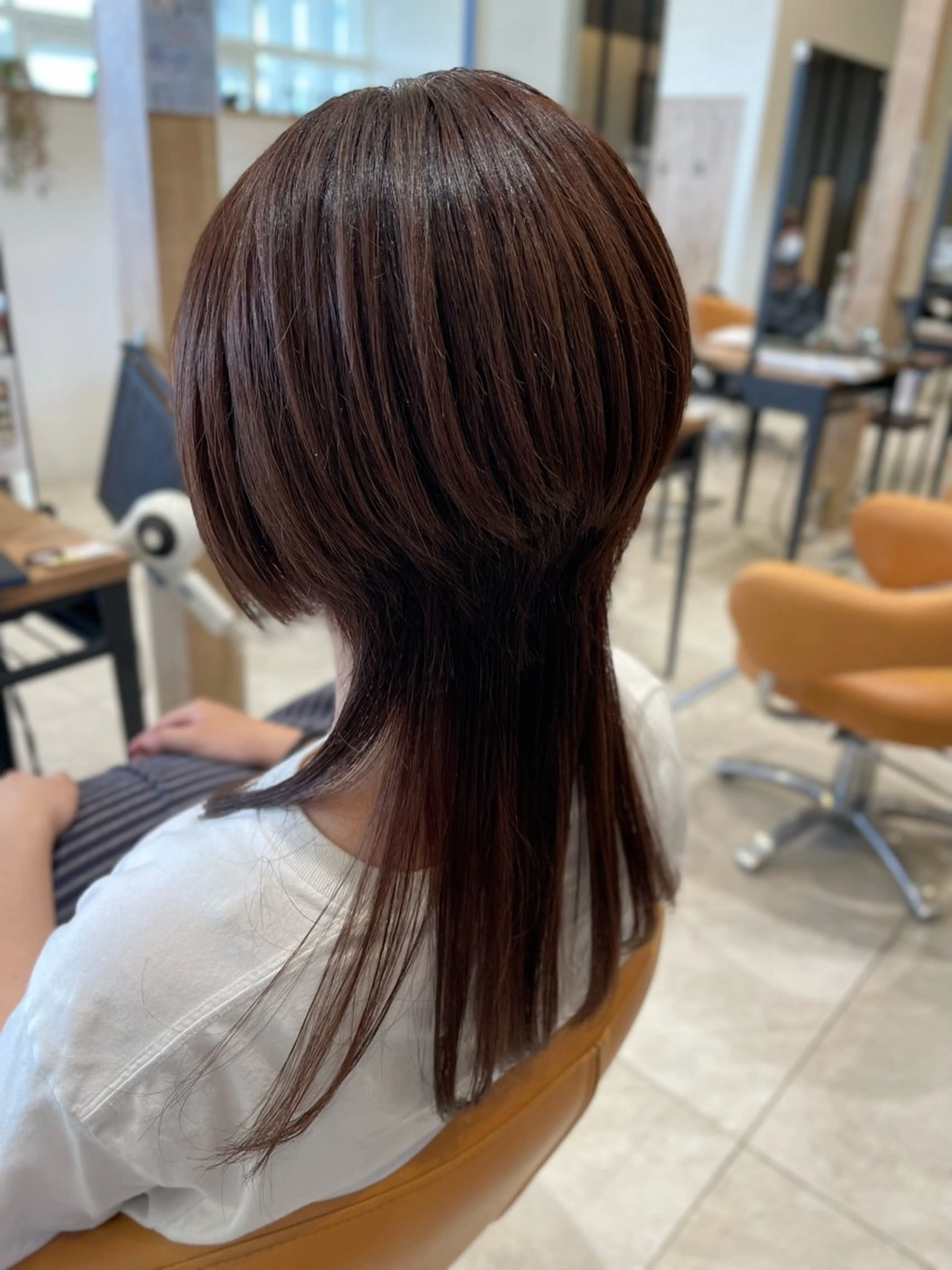 ロング ロングレイヤー レイヤーカット ロング ウルフカット カット 齋藤 拓郎のヘアスタイル