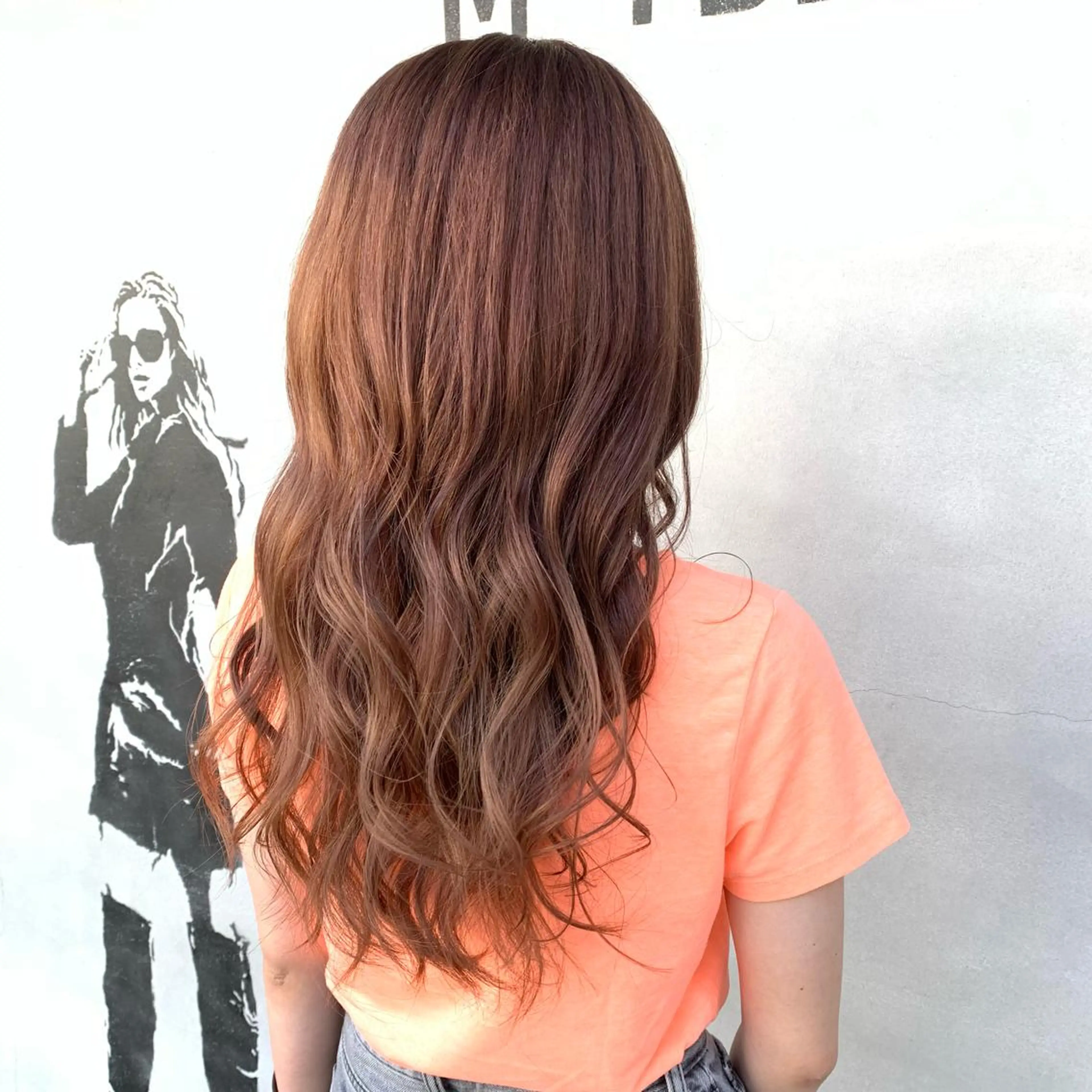 ロング ヘアカラー トリートメント ︎︎🧸 ユリ ︎︎🧸のヘアスタイル