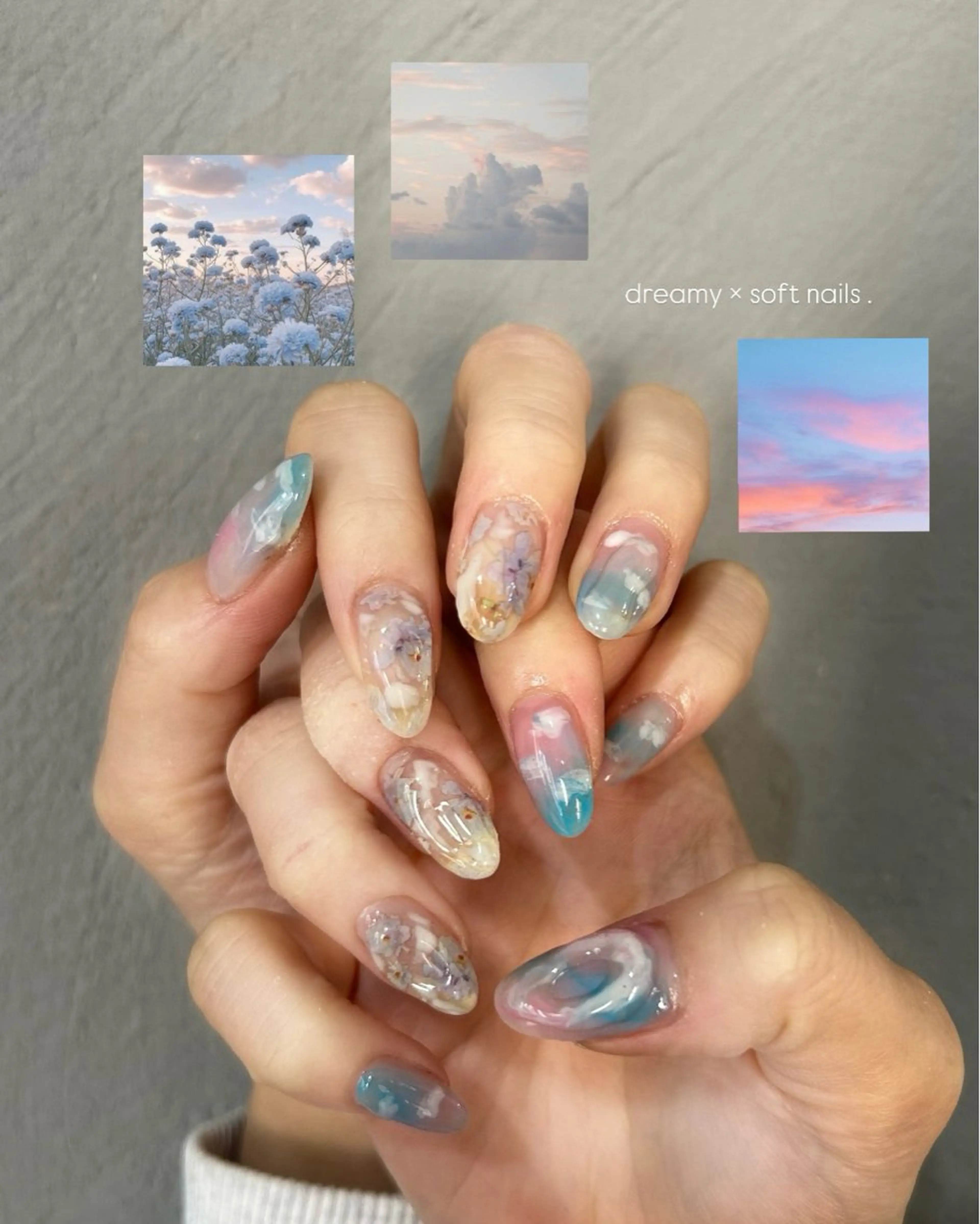 ネイル ハンドネイル フットネイル ASA nail / アート☀︎ニュアンスのネイルデザイン