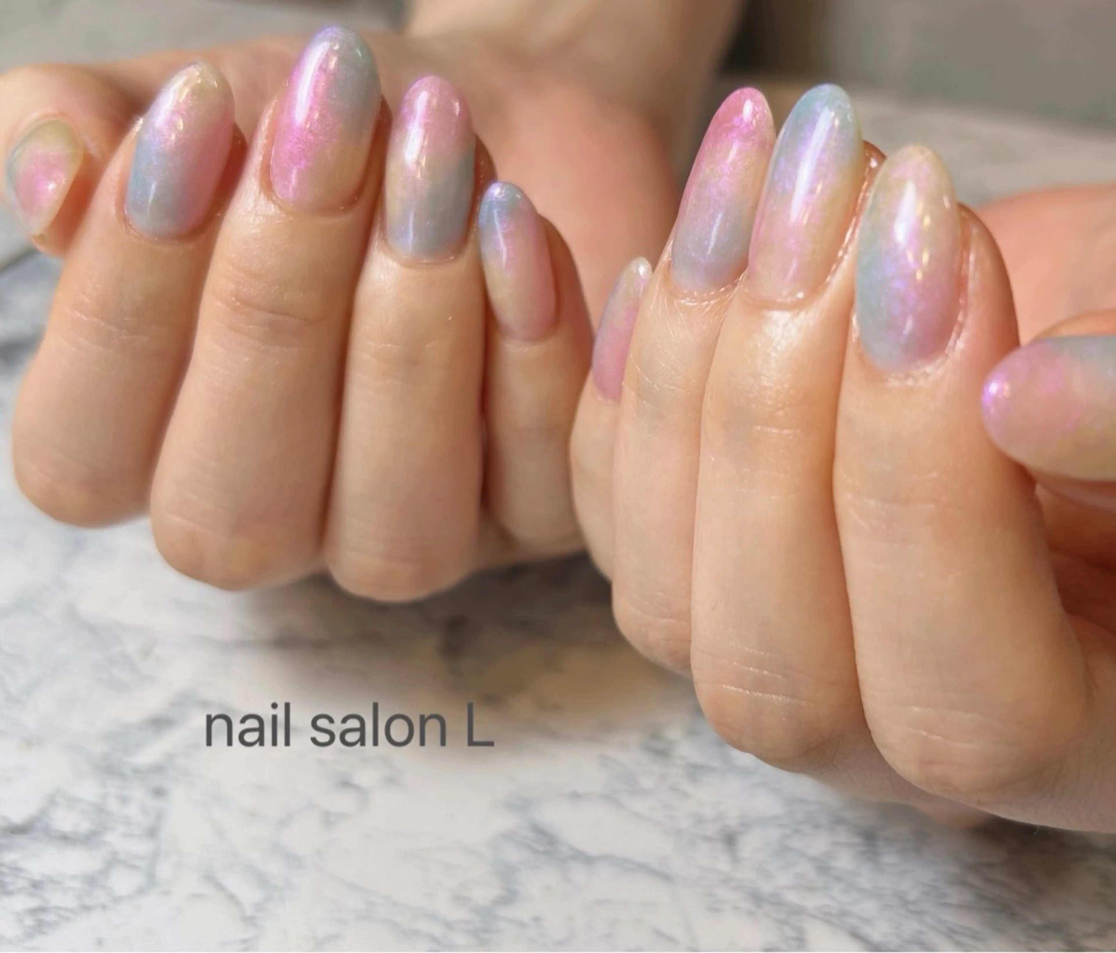 ネイル 春ネイル ハンドネイル 吉川市 ネイルサロンLのネイルデザイン