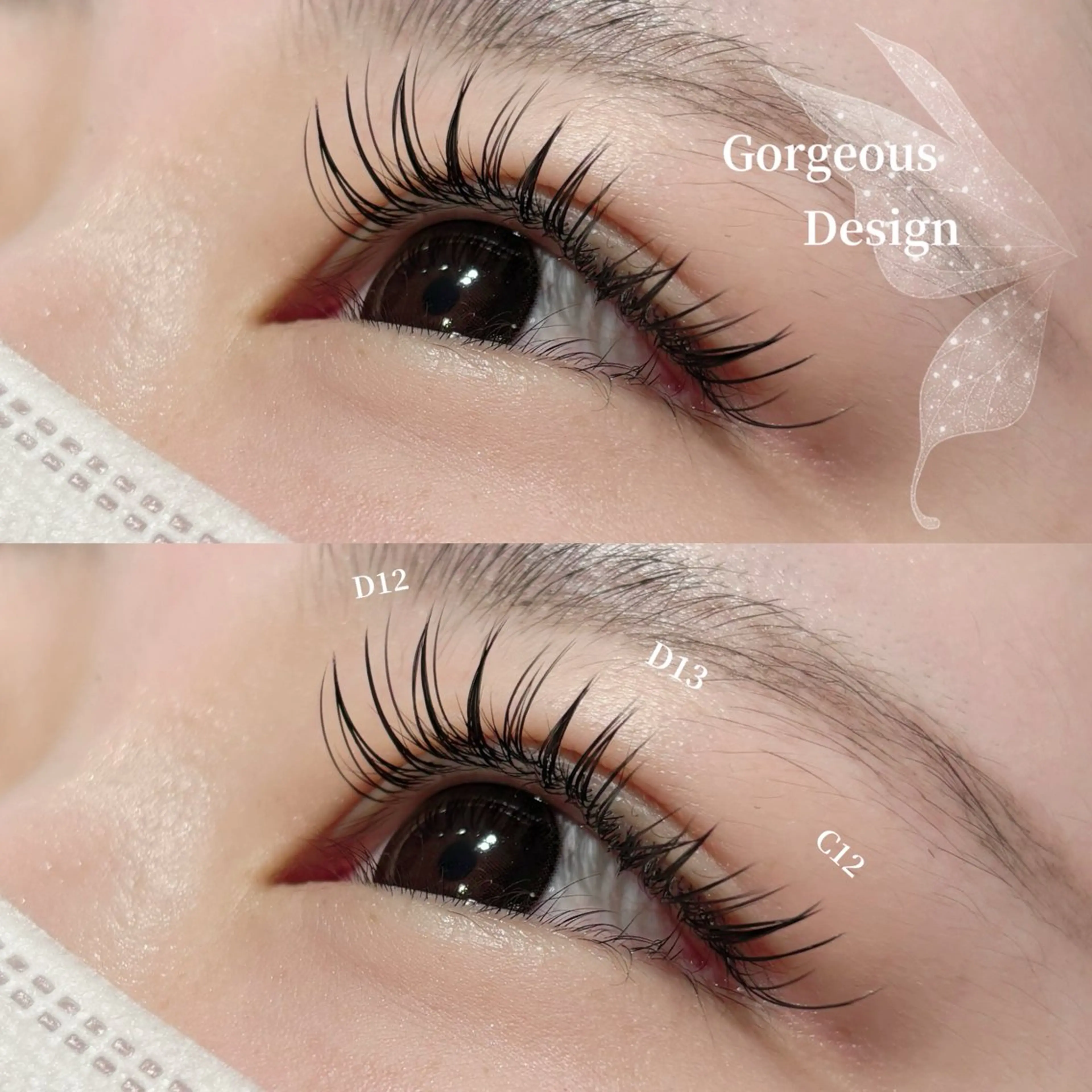 マツエク・マツパ フラットラッシュ FOXY LASH tadaのマツエク・マツパデザイン