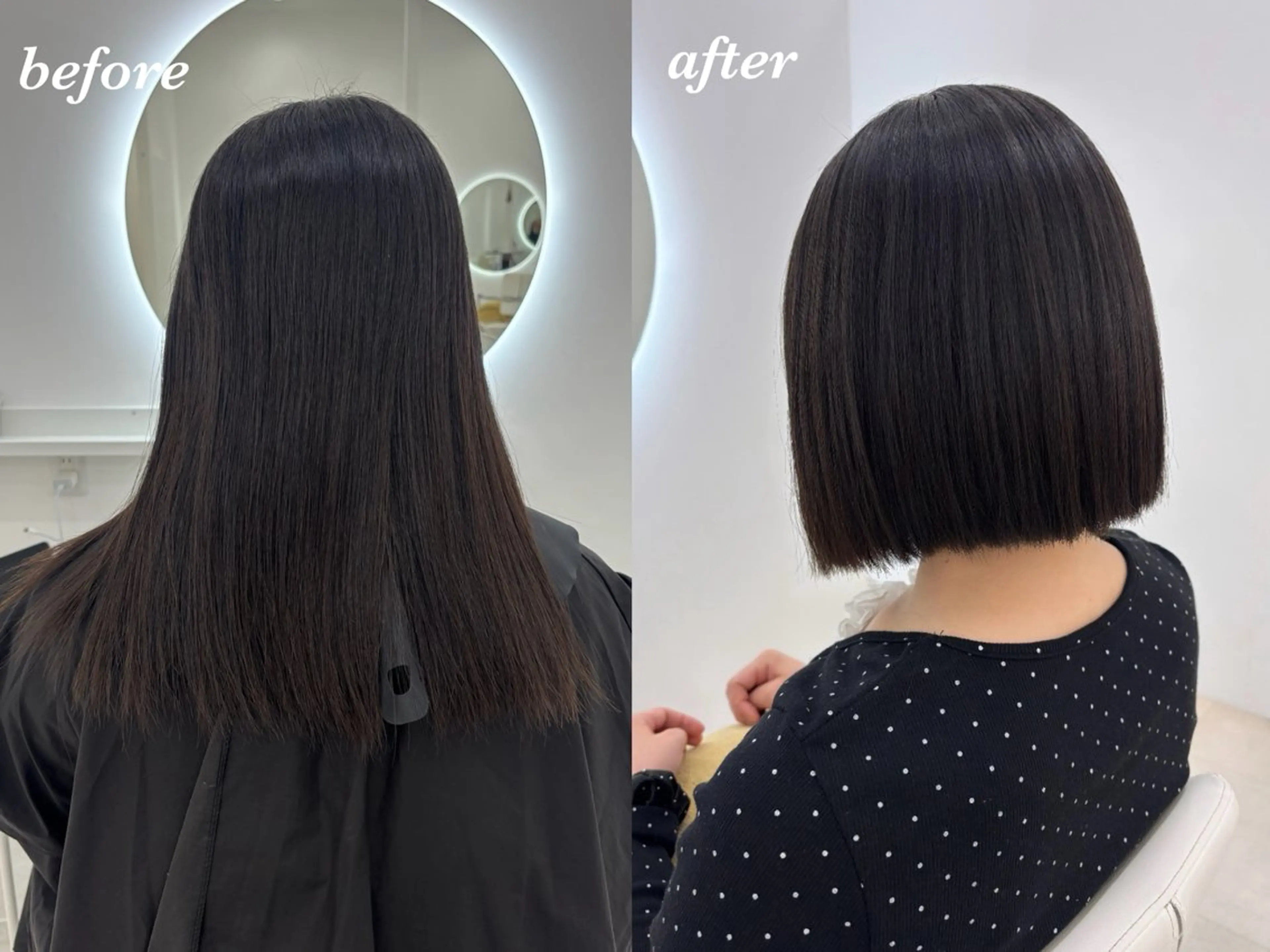 ショート カット 縮毛矯正 トリートメント 【aini天王寺】 𝐚𝐢𝐫𝐢✂︎のヘアスタイル