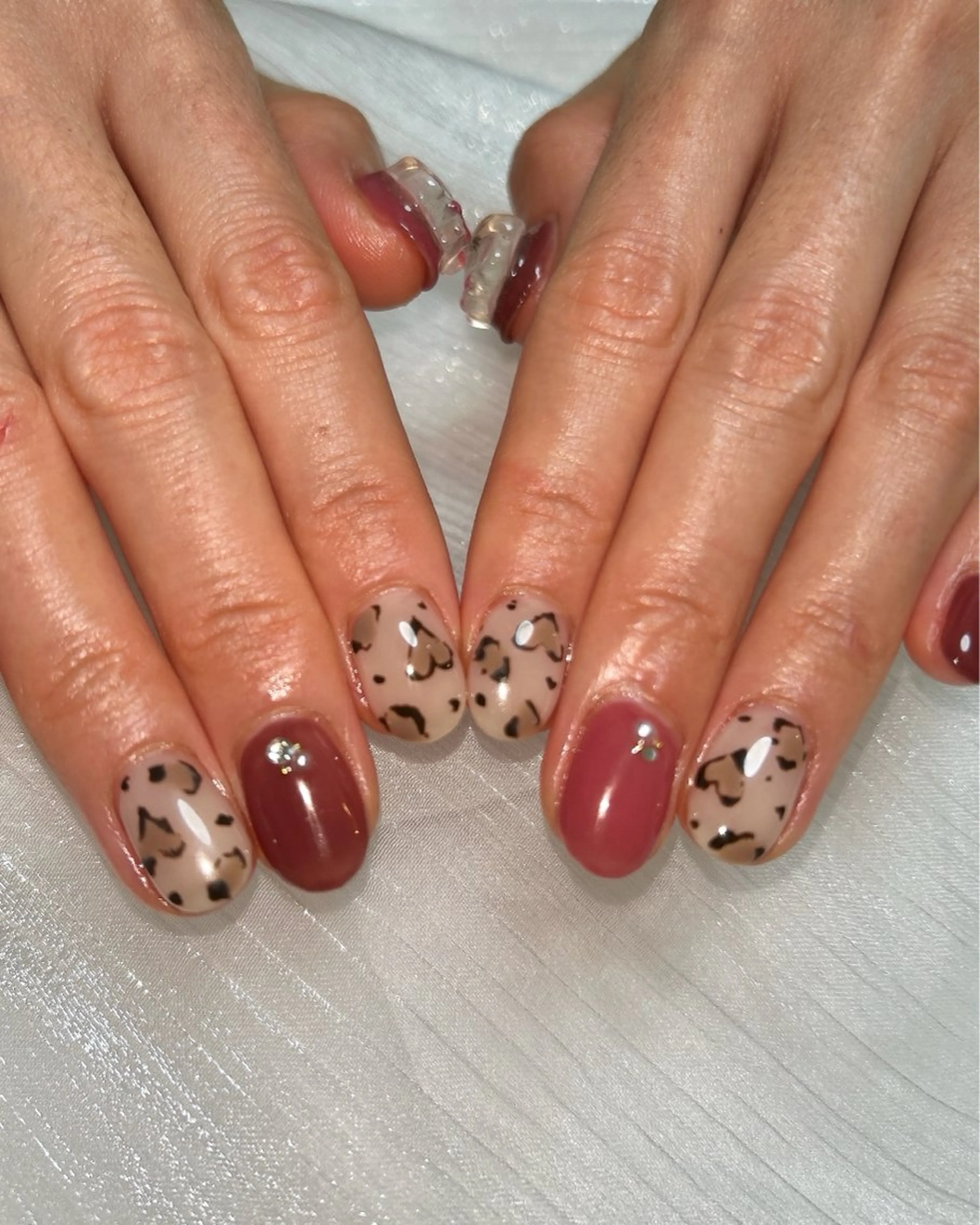 ネイル アートネイル ハンドネイル ten nail salon　かえでのネイルデザイン