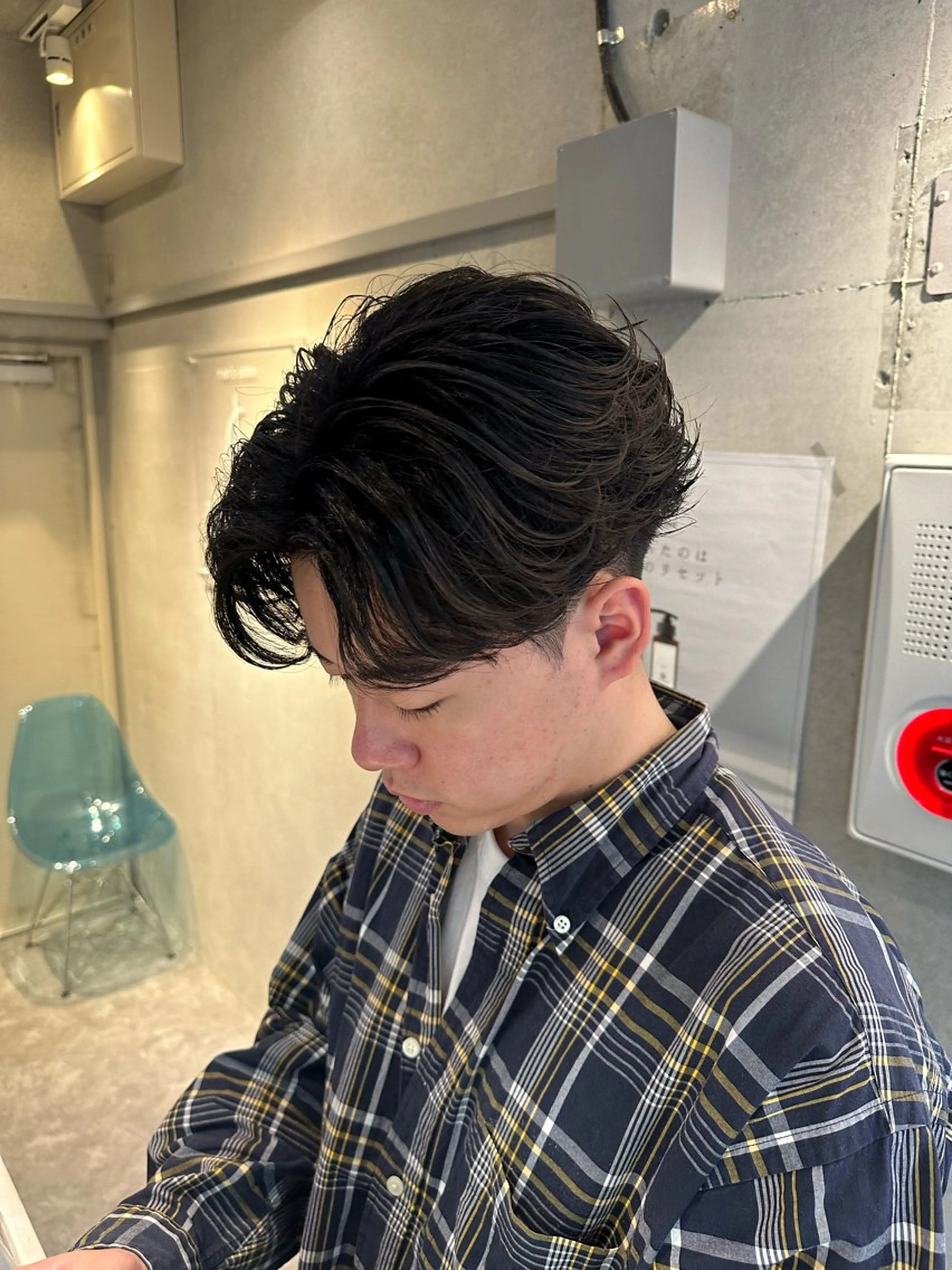 パーマ メンズ カット パーマ 💎メンズカット ／フェザー／細野💎のヘアスタイル