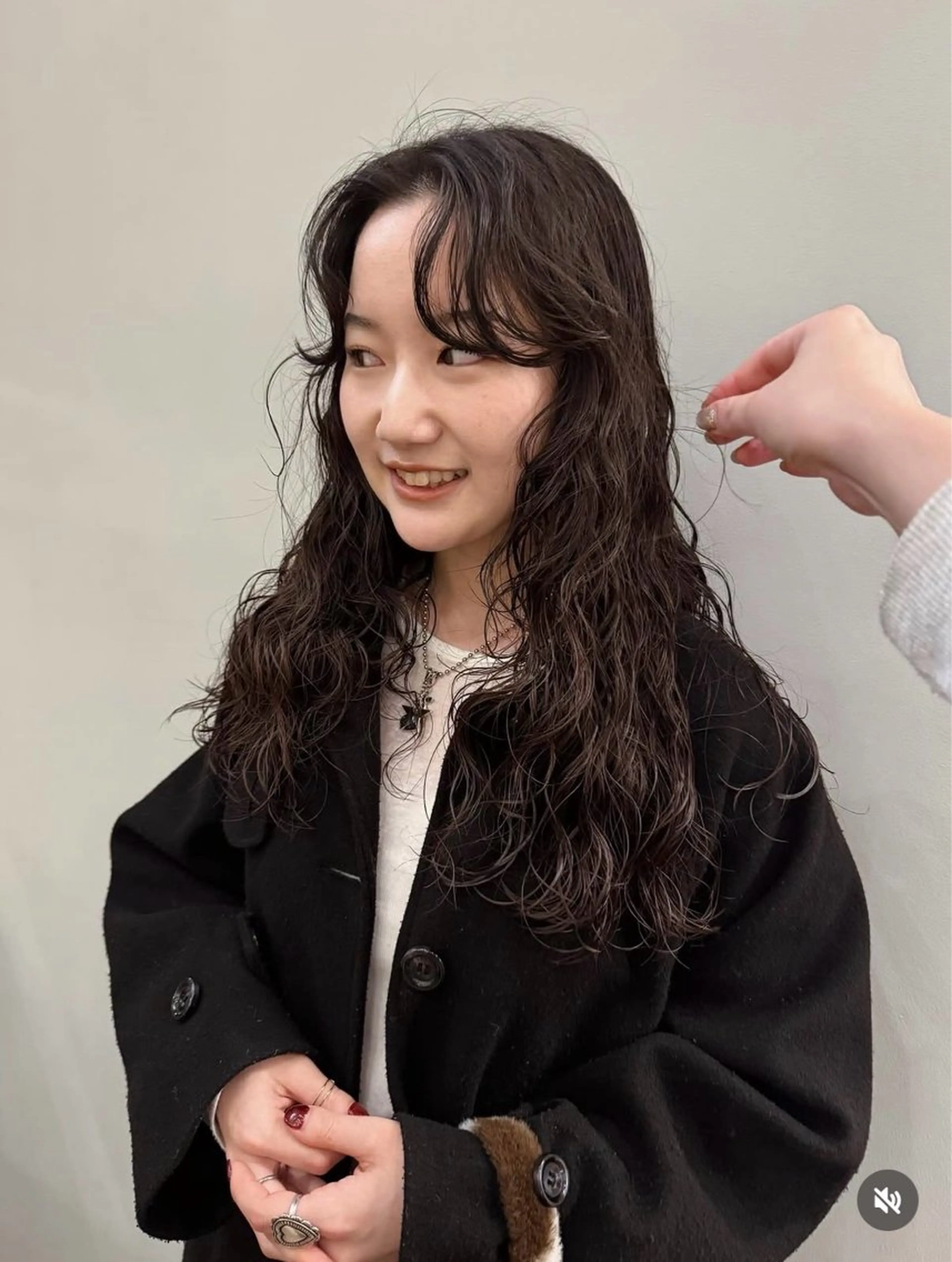 ロング パーマ カット パーマ ロングパーマ🌀 あきとのヘアスタイル