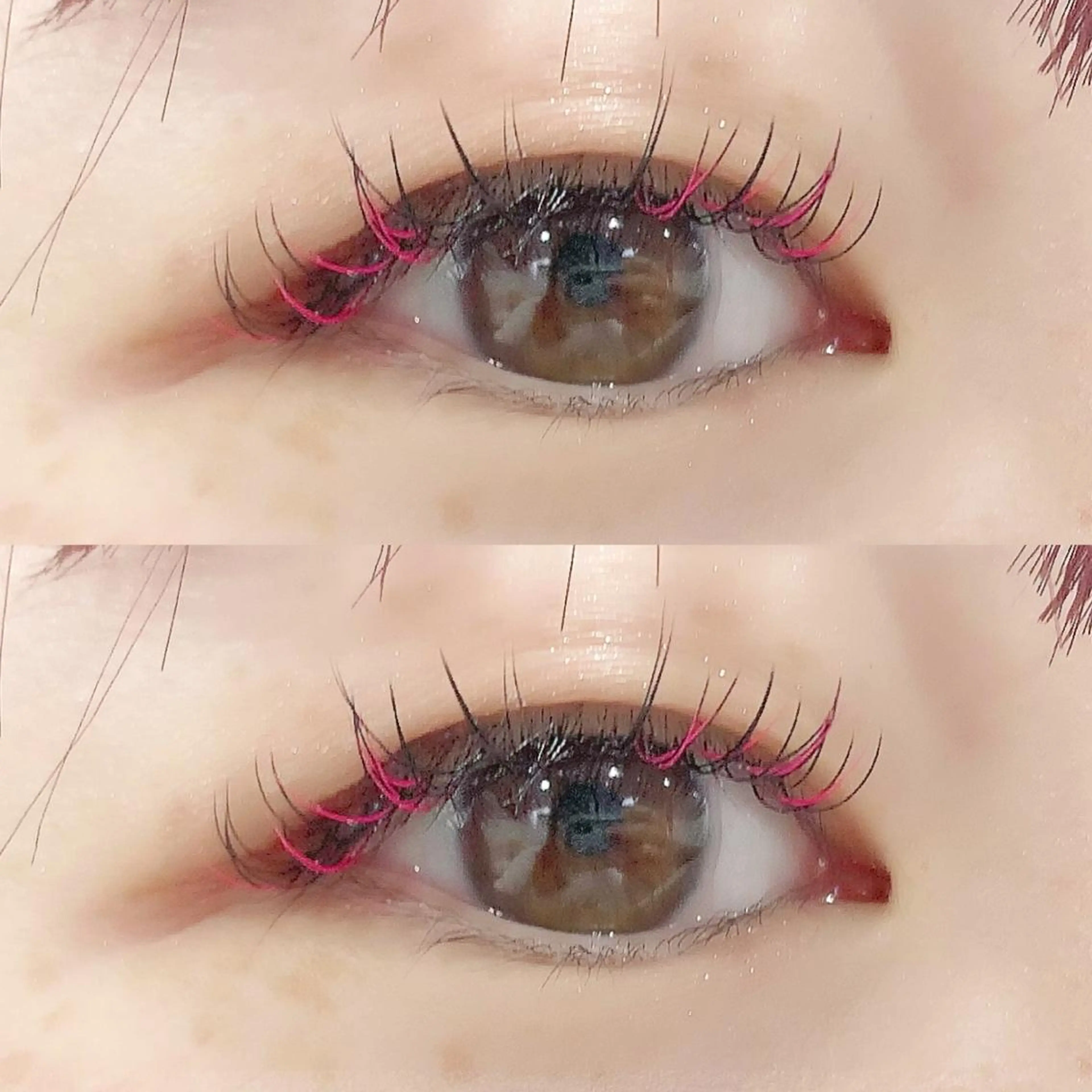 マツエク・マツパ Cカール カラーマツエク 🫧ナオ🫧 /韓国 ヘア/ マンツーマンのヘアスタイル