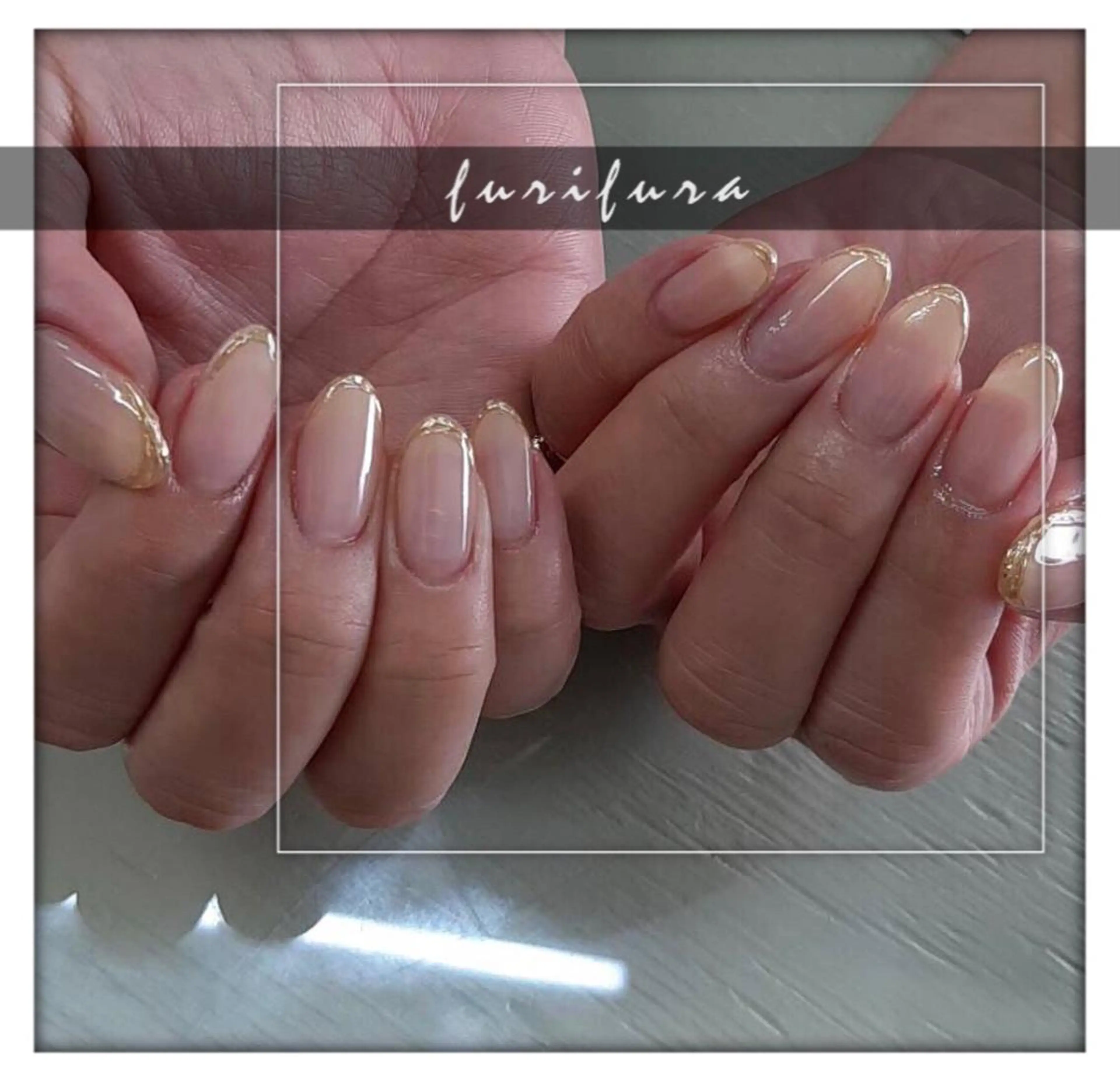 ネイル キラキラネイル ミラーネイル f u r i f u r aのマツエク・マツパデザイン