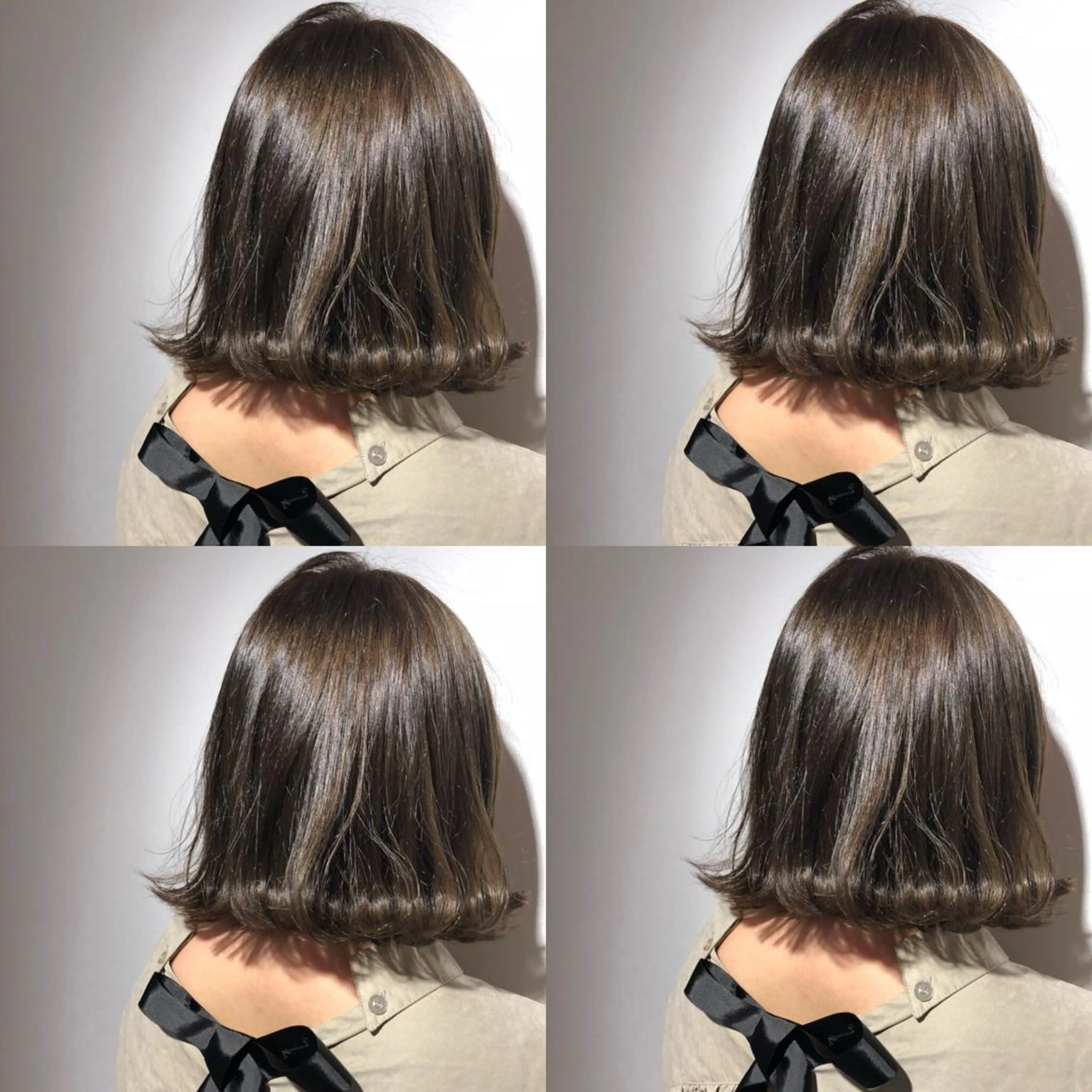 ミディアム カラー カット ヘアカラー トリートメント ♡美髪•艶髪♡砂川 なつきのヘアスタイル