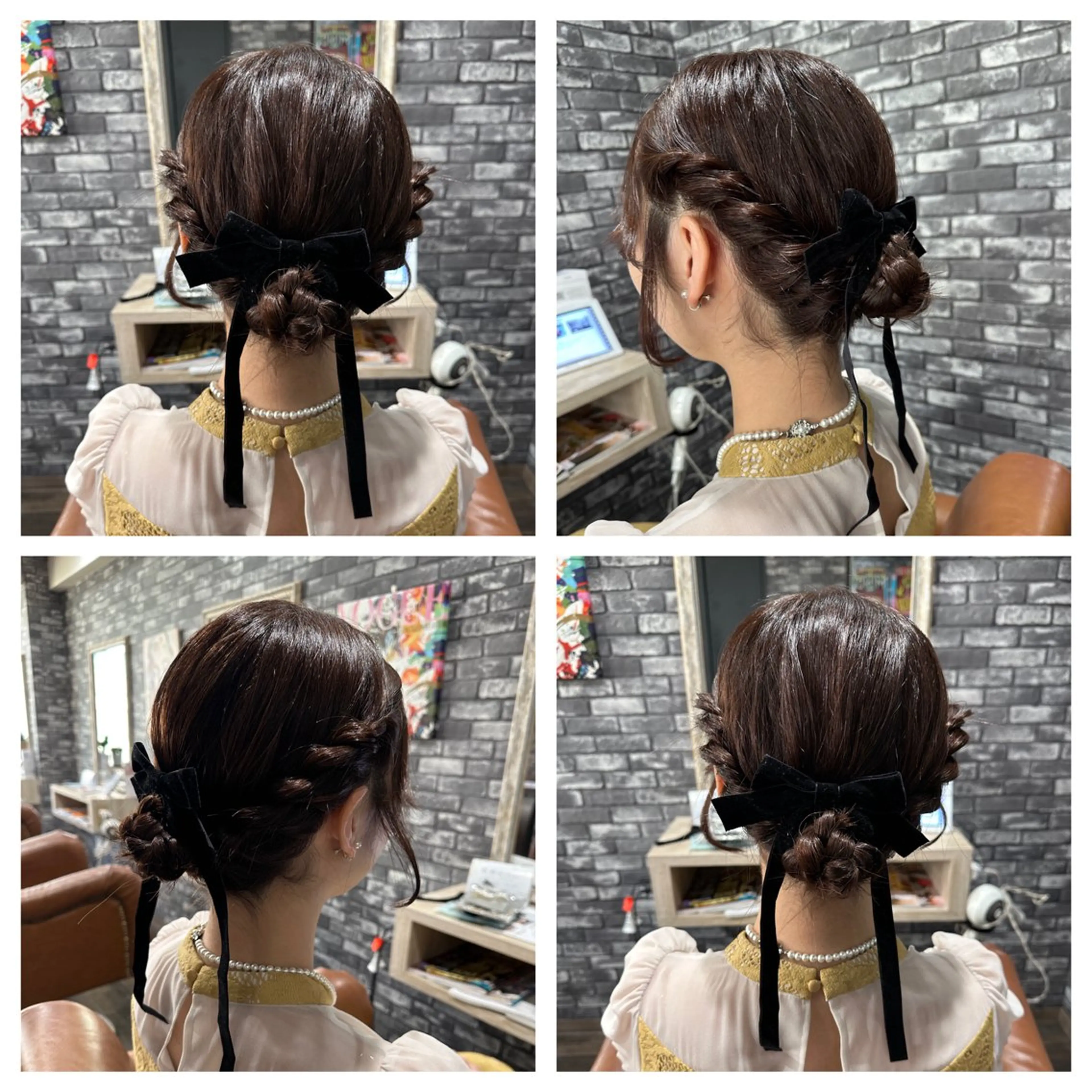 セミロング ヘアアレンジ カット ヘアカラー トリートメント ヘアセット 🎀推し活ヘアー🎀 Yuuna🐰💖のヘアスタイル