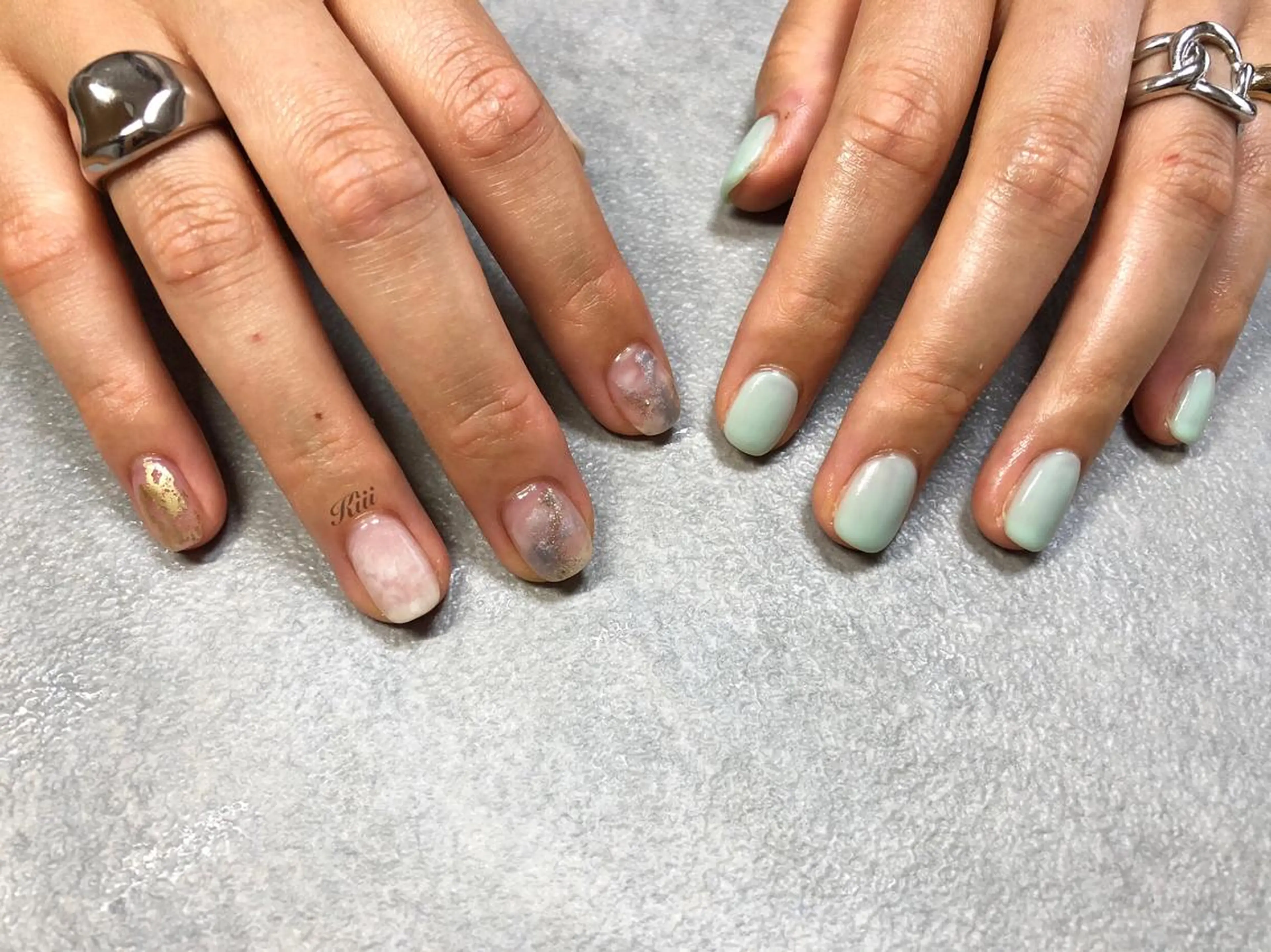 ネイル ハンドネイル フットネイル kiii.__ ✴︎*のネイルデザイン