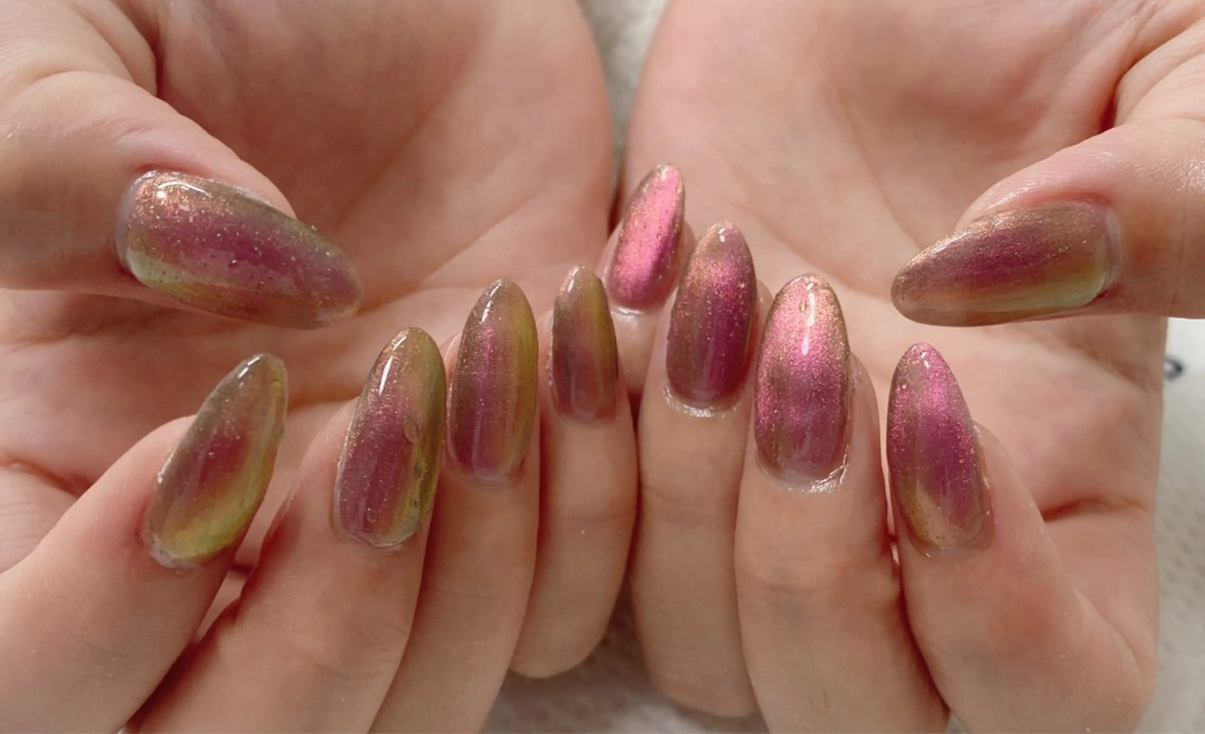 ネイル ハンドネイル ニュアンスネイル🌈 MYU Nailsのネイルデザイン